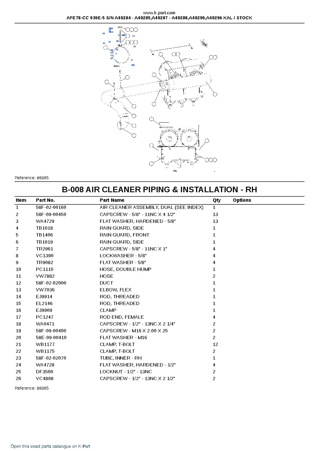 AFE78-CC 930E-5 S/N A40284 – A40285,A40287 – A40288,A40290,A40296 KAL / STOCK – sample page 4 AFE78-CC 930E-5 S/N A40284 – A40285,A40287 – A40288,A40290,A40296 KAL / STOCK – sample page 4