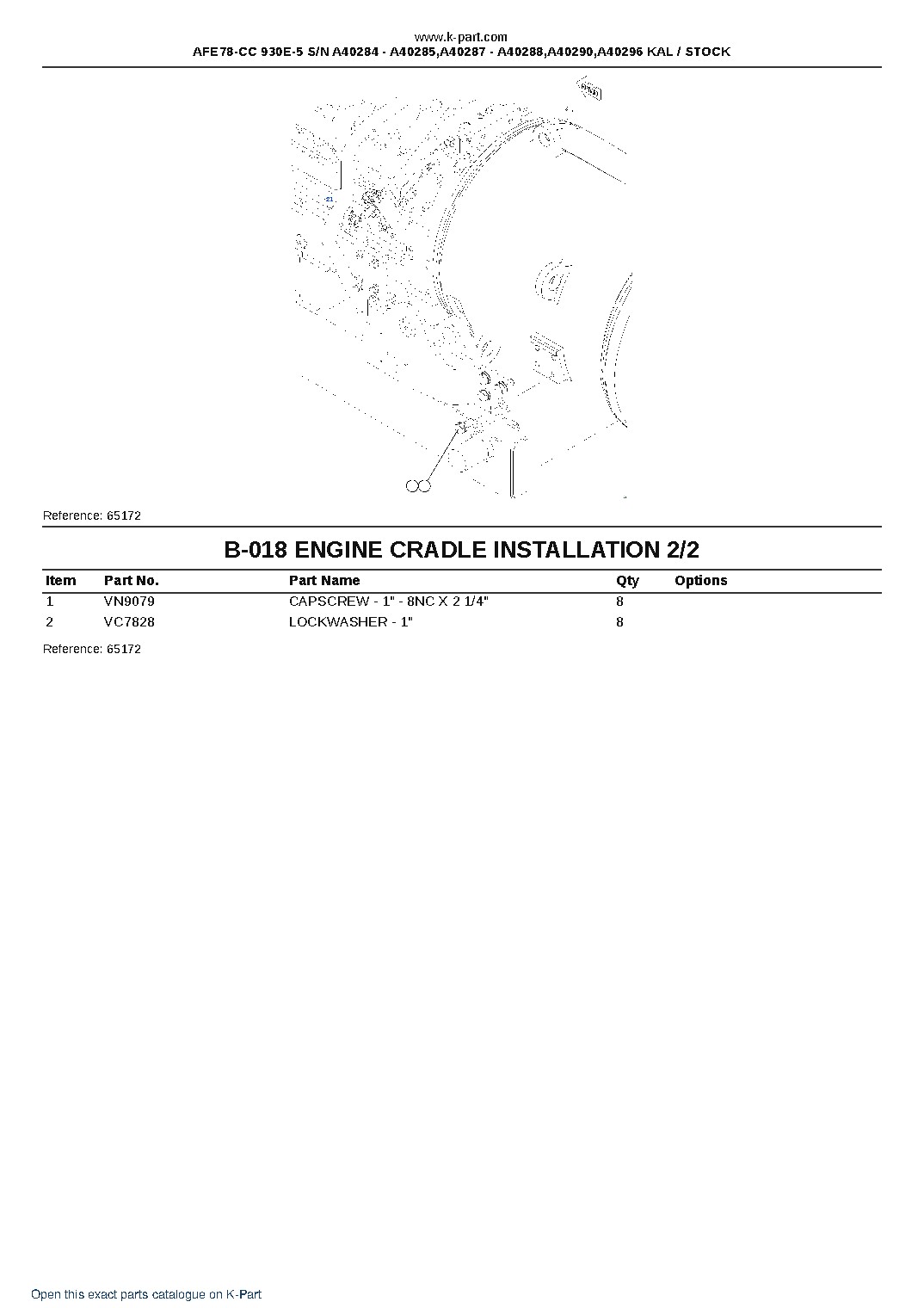 AFE78-CC 930E-5 S/N A40284 – A40285,A40287 – A40288,A40290,A40296 KAL / STOCK – sample page 9 AFE78-CC 930E-5 S/N A40284 – A40285,A40287 – A40288,A40290,A40296 KAL / STOCK – sample page 9