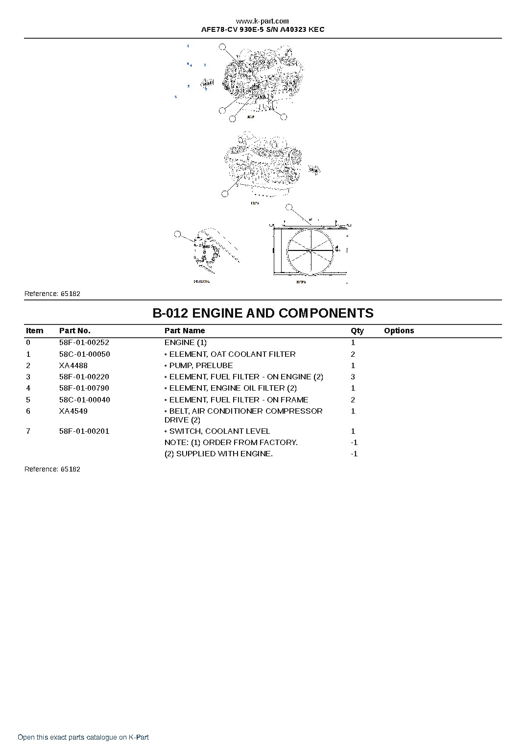 AFE78-CV 930E-5 S/N A40323 KEC – sample page 6 AFE78-CV 930E-5 S/N A40323 KEC – sample page 6