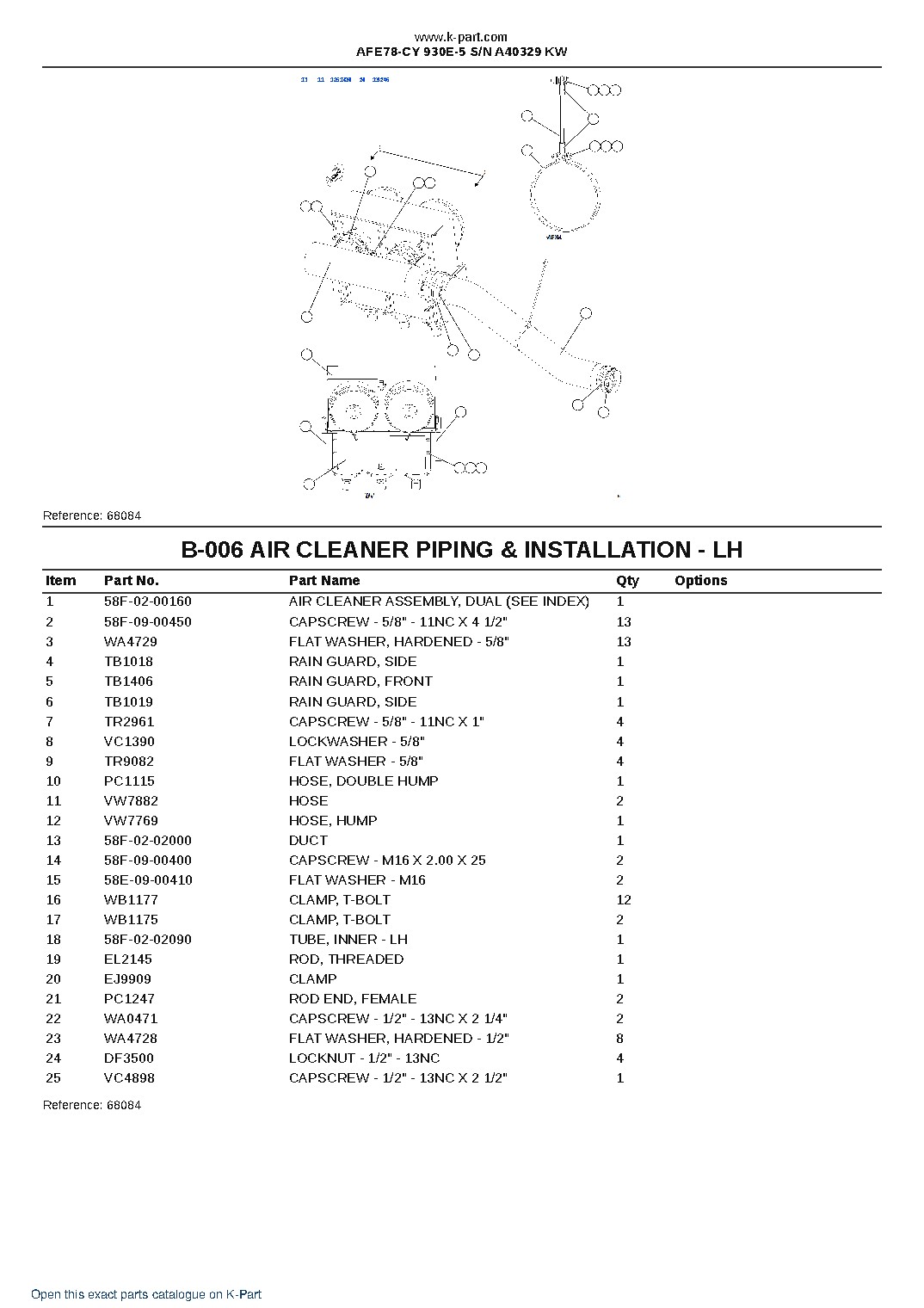 AFE78-CY 930E-5 S/N A40329 KW – sample page 3 AFE78-CY 930E-5 S/N A40329 KW – sample page 3