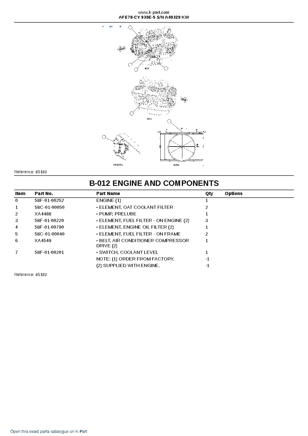 AFE78-CY 930E-5 S/N A40329 KW – sample page 6 AFE78-CY 930E-5 S/N A40329 KW – sample page 6