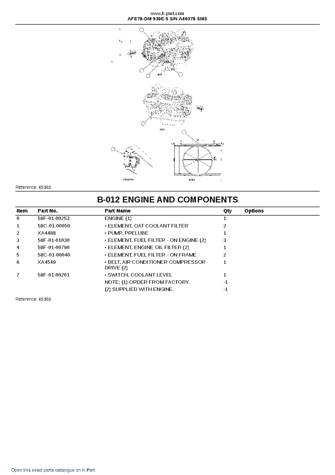 AFE78-DM 930E-5 S/N A40378 SMS – sample page 6 AFE78-DM 930E-5 S/N A40378 SMS – sample page 6