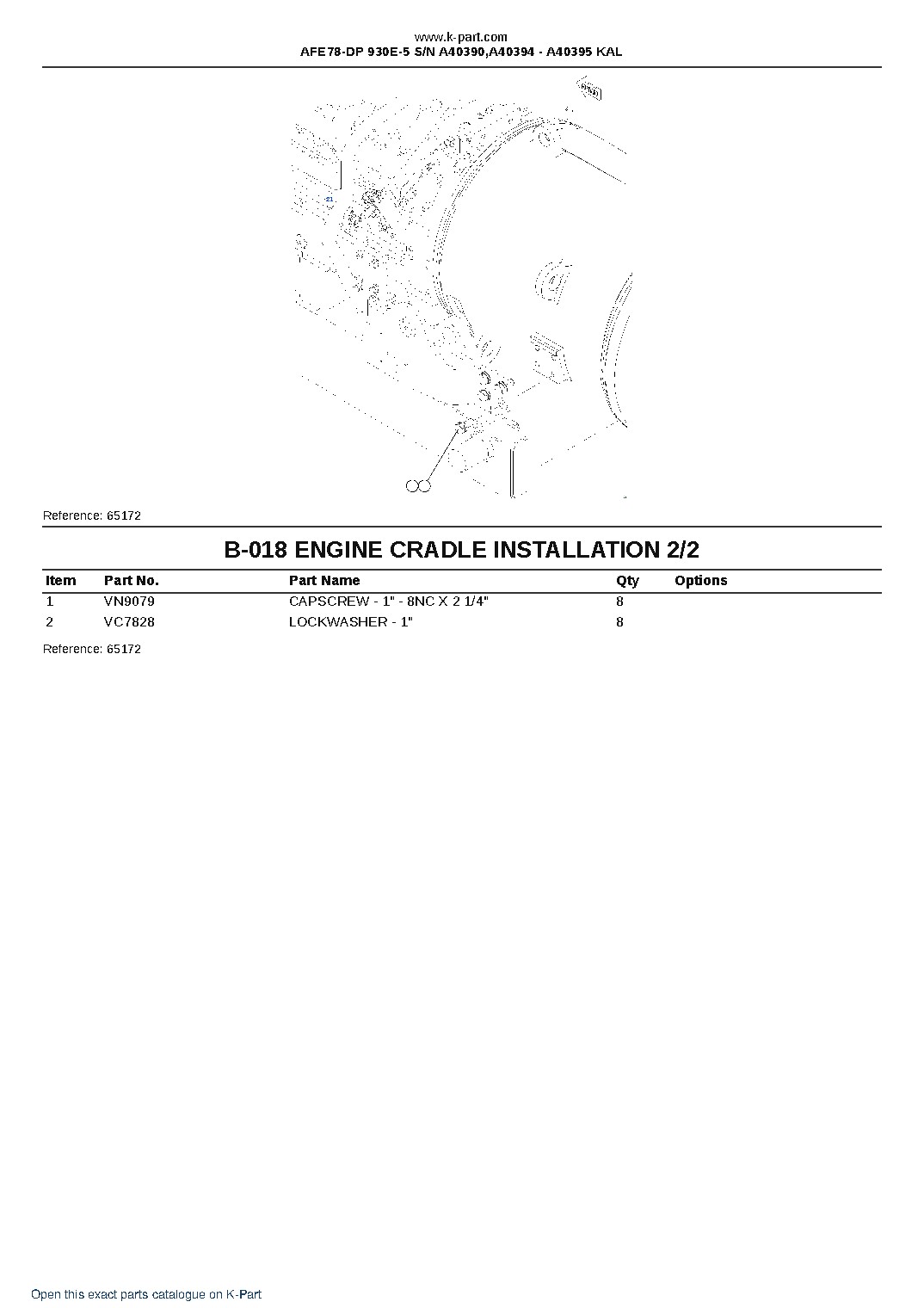 AFE78-DP 930E-5 S/N A40390,A40394 – A40395 KAL – sample page 9 AFE78-DP 930E-5 S/N A40390,A40394 – A40395 KAL – sample page 9
