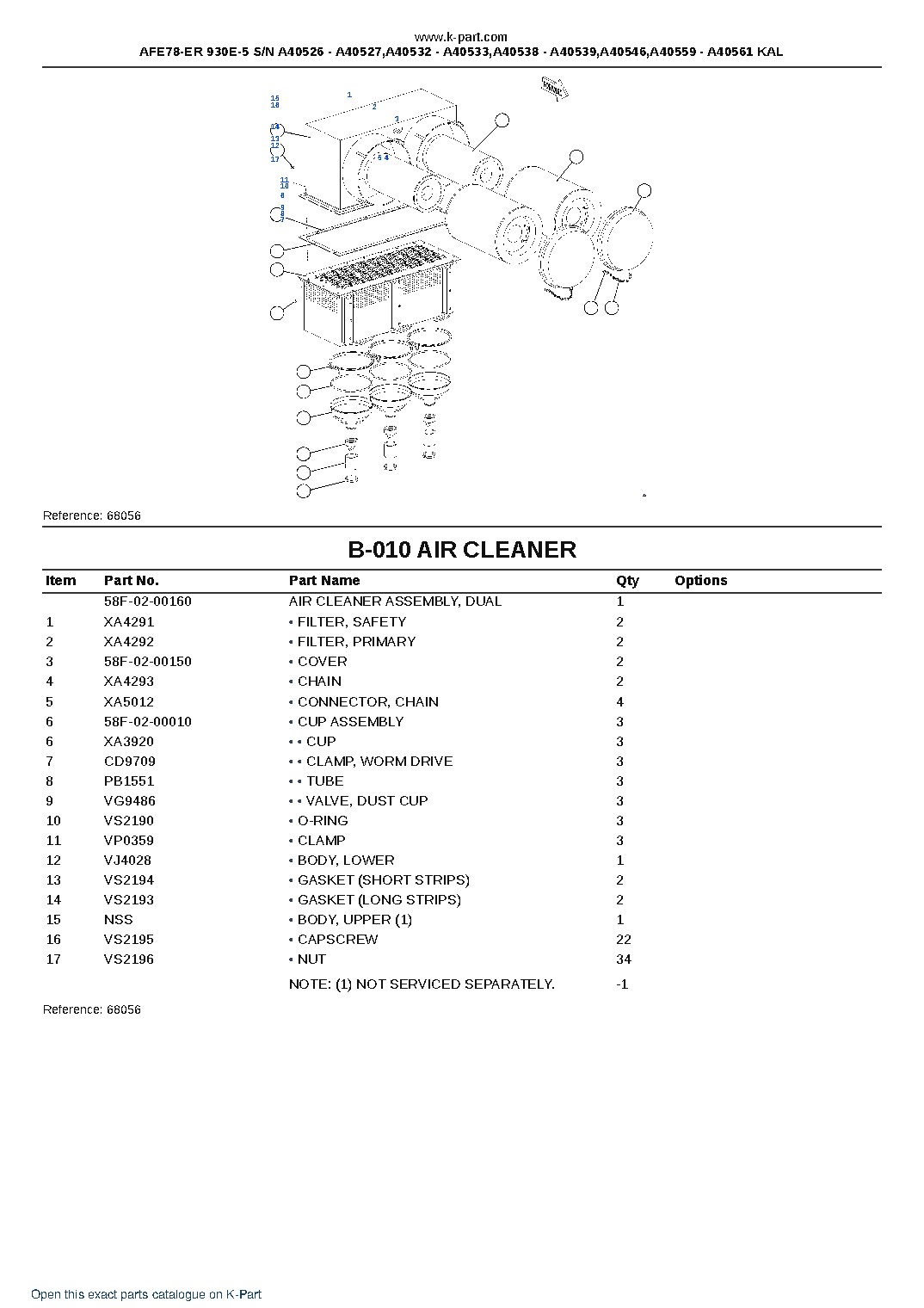 AFE78-ER 930E-5 S/N A40526 – A40527,A40532 – A40533,A40538 – A40539,A40546,A40559 – A40561 KAL – sample page 5 AFE78-ER 930E-5 S/N A40526 – A40527,A40532 – A40533,A40538 – A40539,A40546,A40559 – A40561 KAL – sample page 5