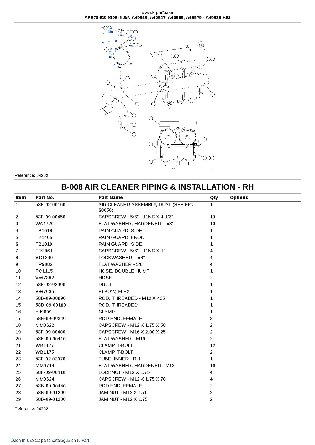 AFE78-ES 930E-5 S/N A40540, A40547, A40565, A40579 – A40580  KBI – sample page 4
