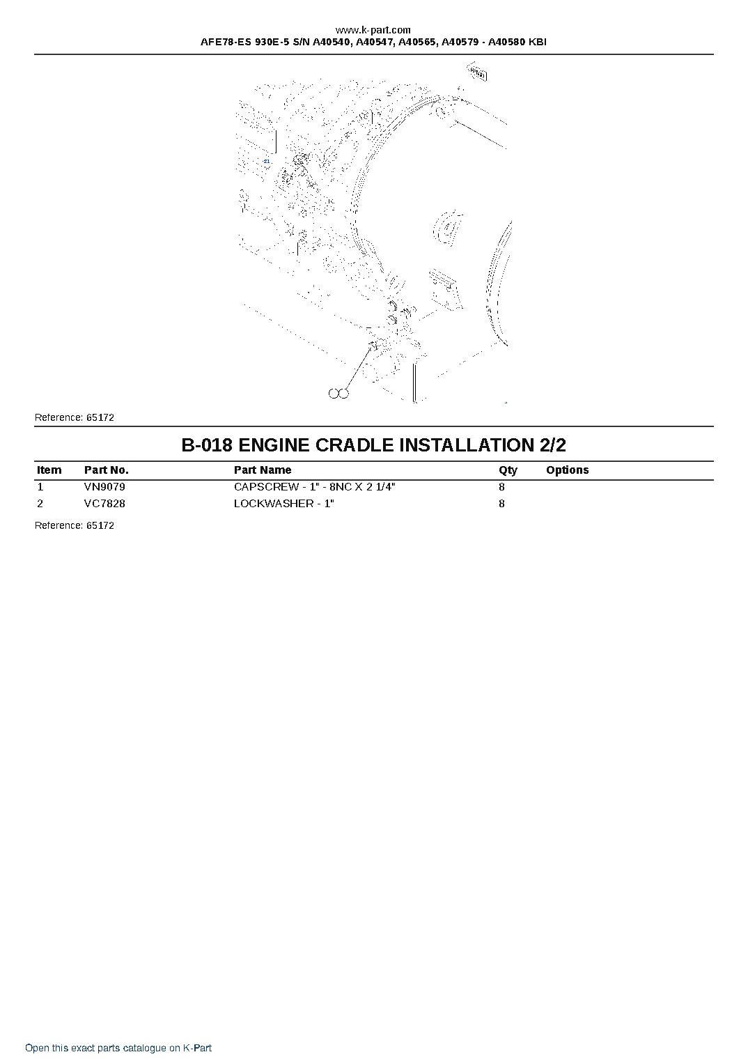 AFE78-ES 930E-5 S/N A40540, A40547, A40565, A40579 – A40580  KBI – sample page 9