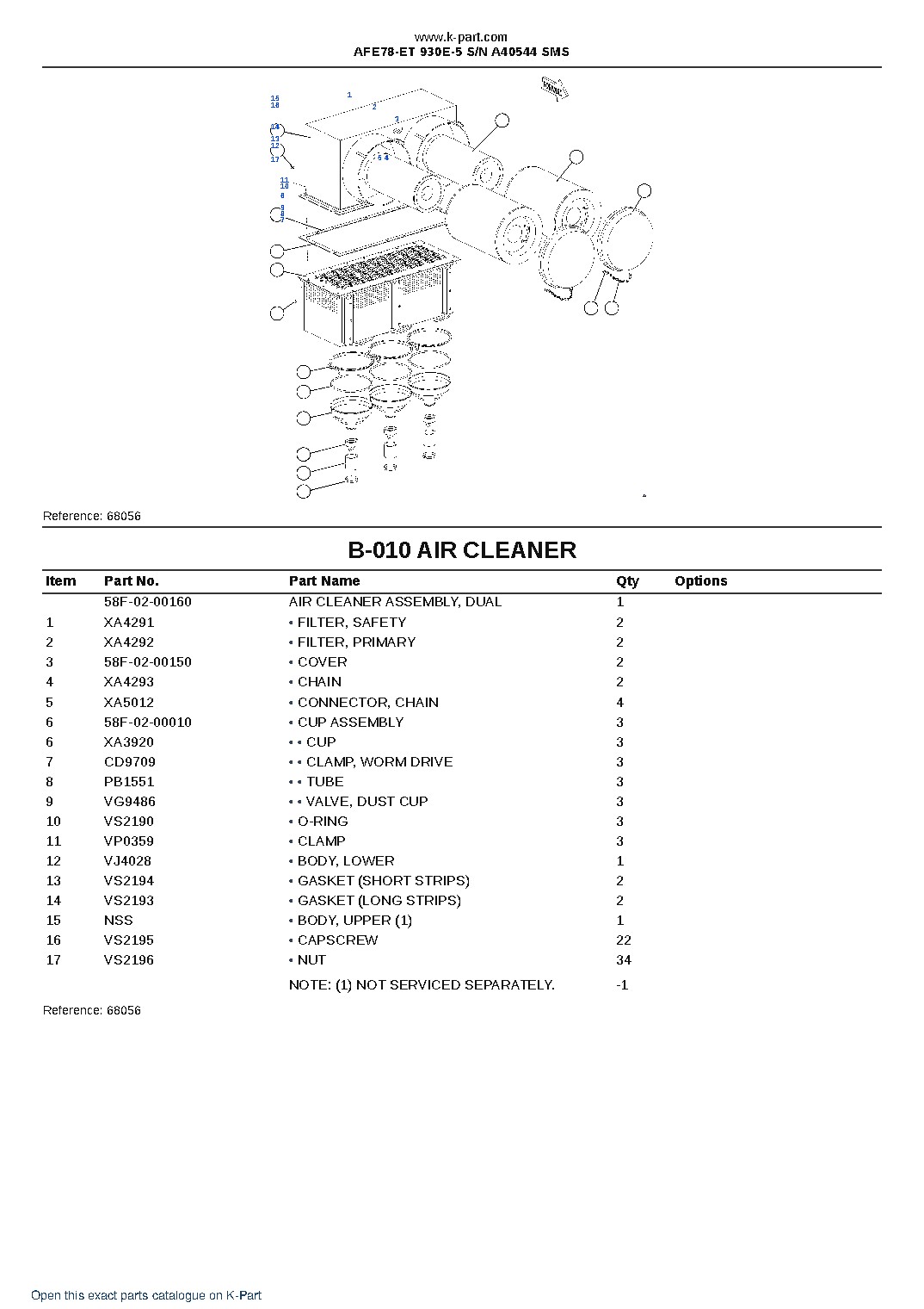 AFE78-ET 930E-5 S/N A40544  SMS – sample page 5