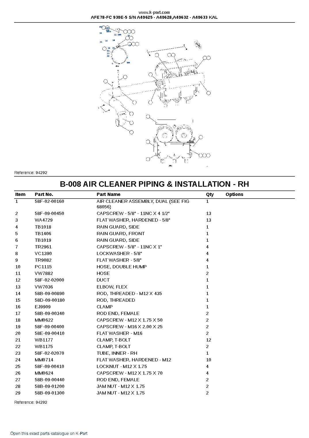 AFE78-FC 930E-5 S/N A40625 – A40628,A40632 – A40633 KAL – sample page 4 AFE78-FC 930E-5 S/N A40625 – A40628,A40632 – A40633 KAL – sample page 4