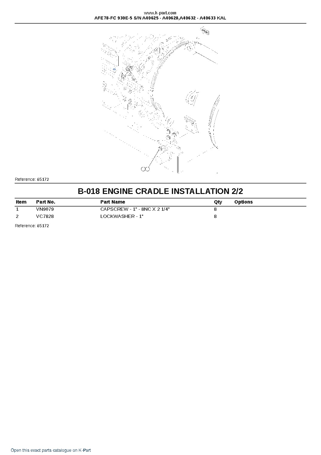 AFE78-FC 930E-5 S/N A40625 – A40628,A40632 – A40633 KAL – sample page 9 AFE78-FC 930E-5 S/N A40625 – A40628,A40632 – A40633 KAL – sample page 9