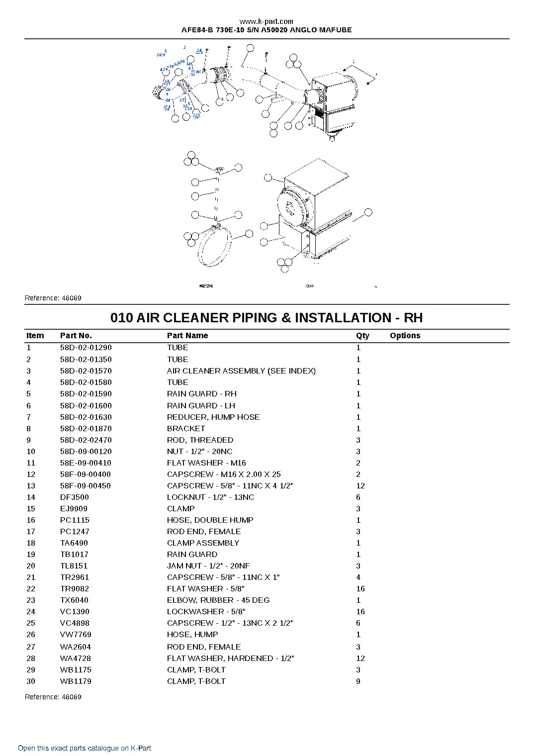AFE84-B 730E-10 S/N A50020  ANGLO MAFUBE – sample page 6
