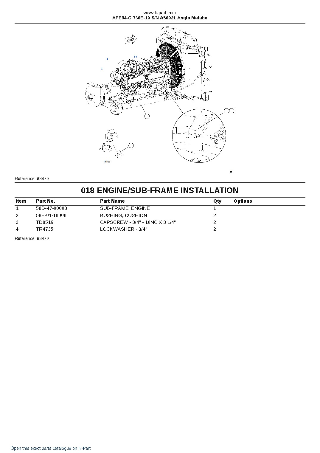 AFE84-C 730E-10 S/N A50021  Anglo Mafube – sample page 10