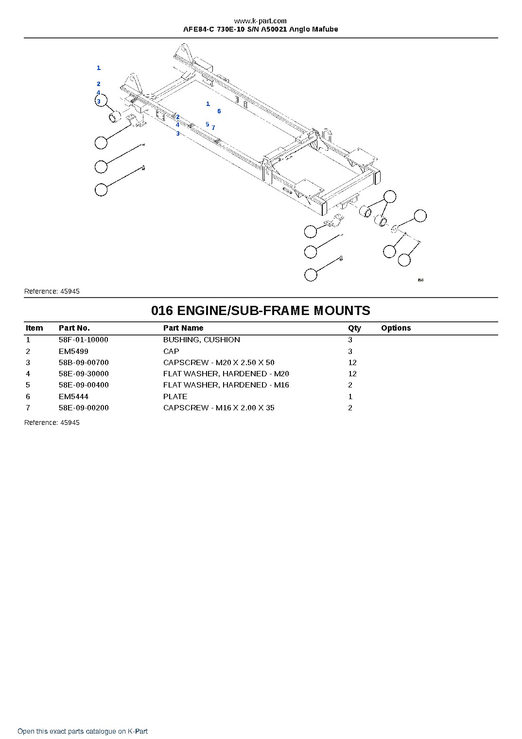 AFE84-C 730E-10 S/N A50021  Anglo Mafube – sample page 9