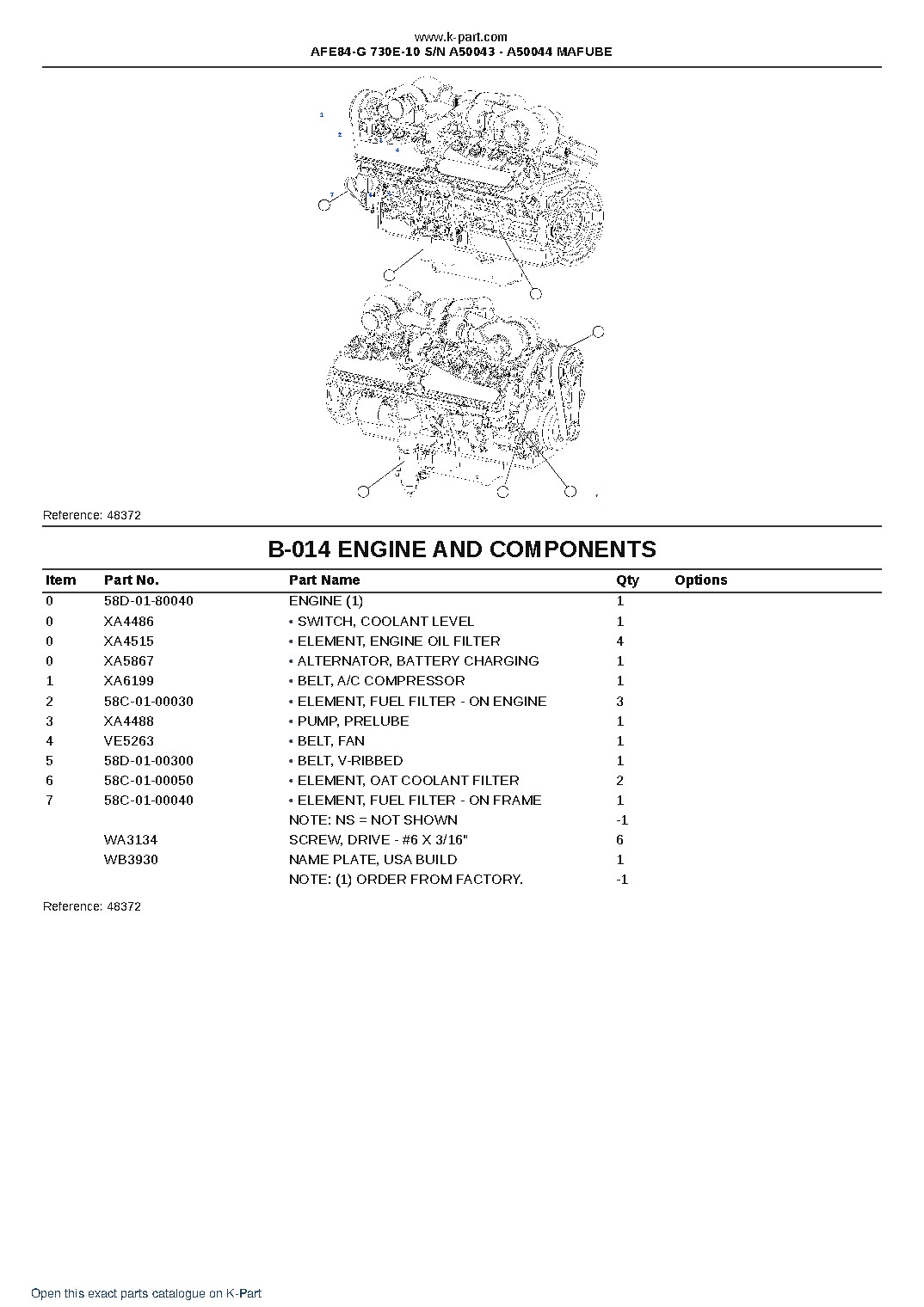 AFE84-G 730E-10 S/N A50043 – A50044 MAFUBE – sample page 7 AFE84-G 730E-10 S/N A50043 – A50044 MAFUBE – sample page 7