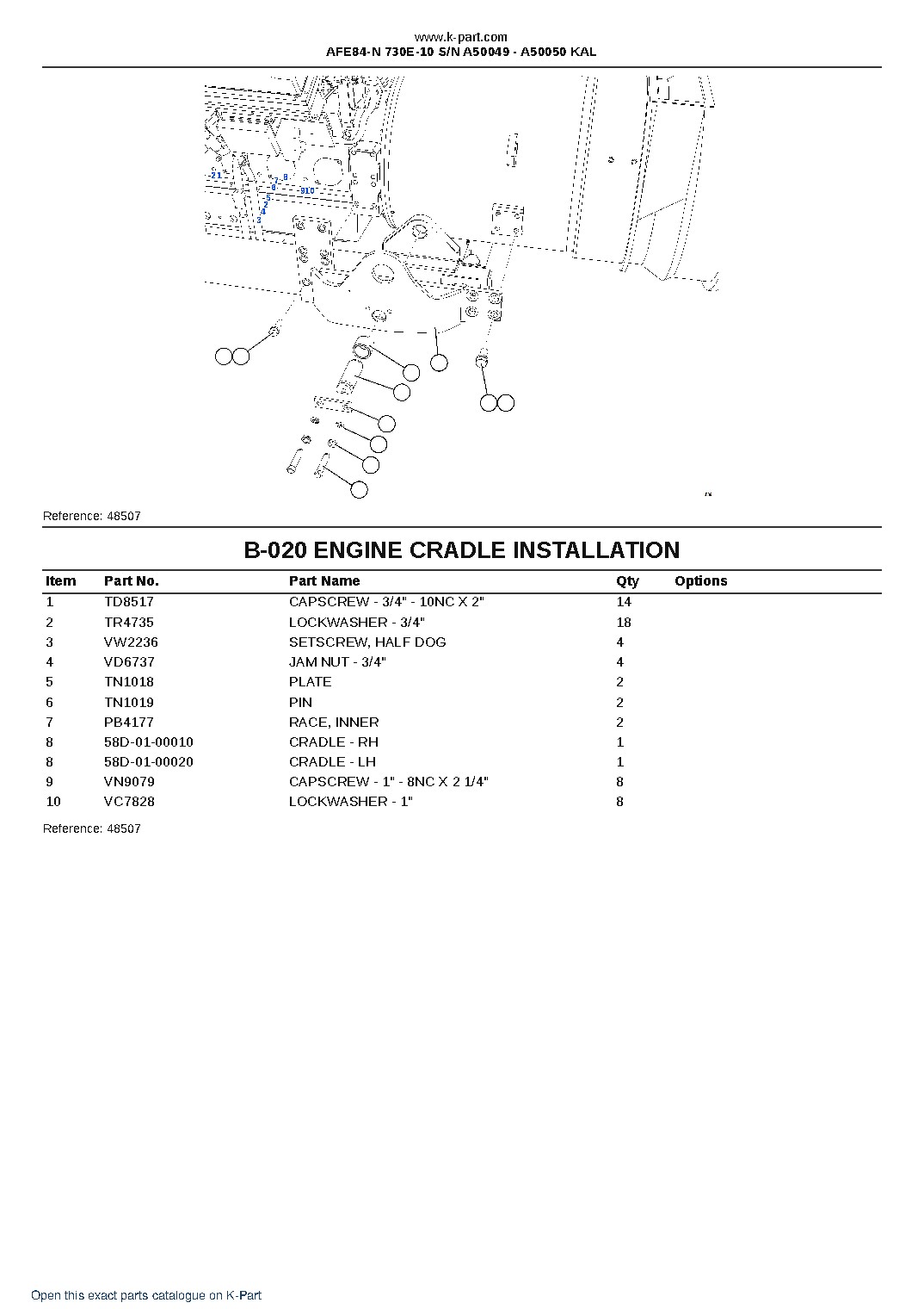 AFE84-N 730E-10 S/N A50049 – A50050 KAL – sample page 10 AFE84-N 730E-10 S/N A50049 – A50050 KAL – sample page 10