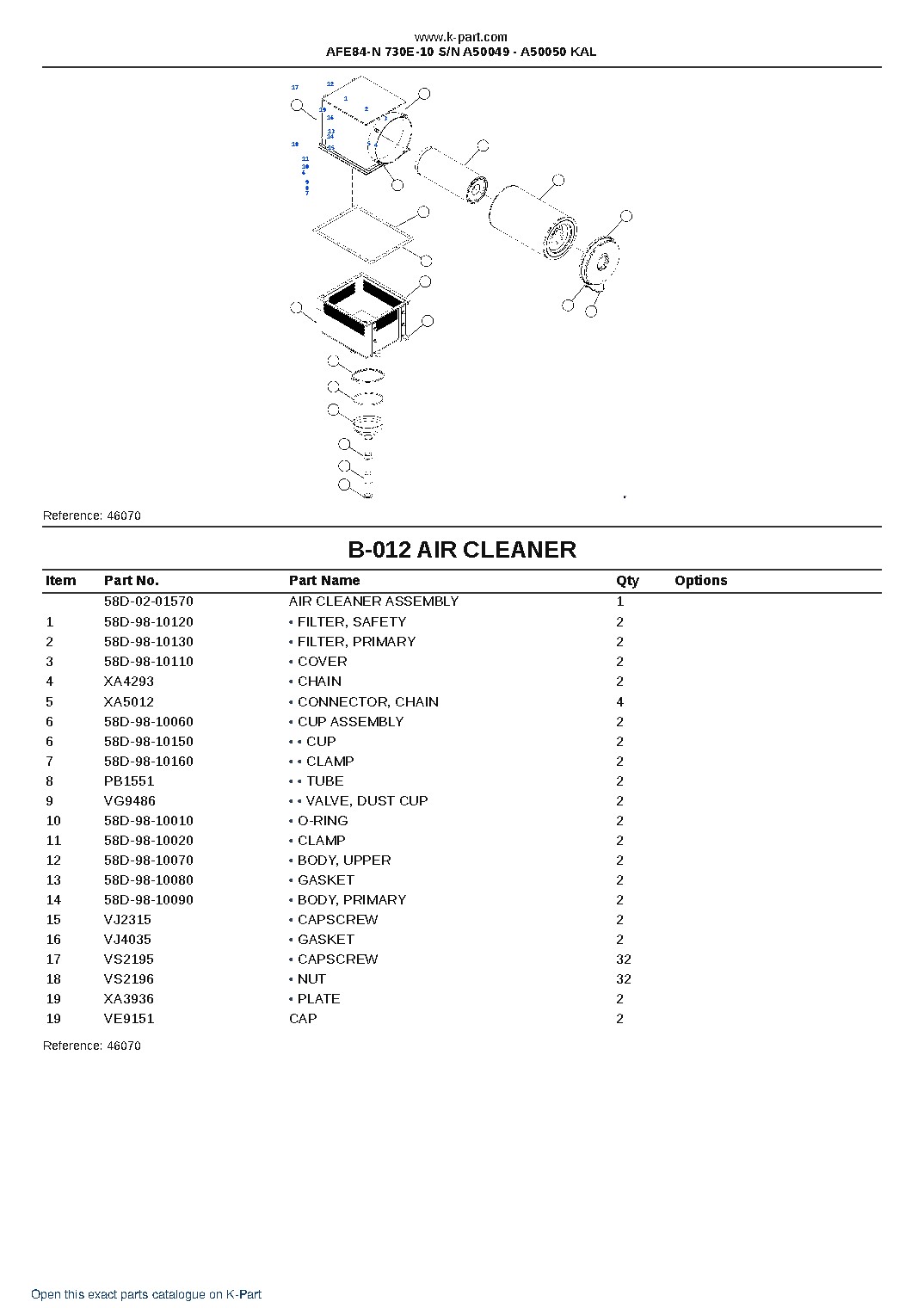 AFE84-N 730E-10 S/N A50049 – A50050 KAL – sample page 6 AFE84-N 730E-10 S/N A50049 – A50050 KAL – sample page 6