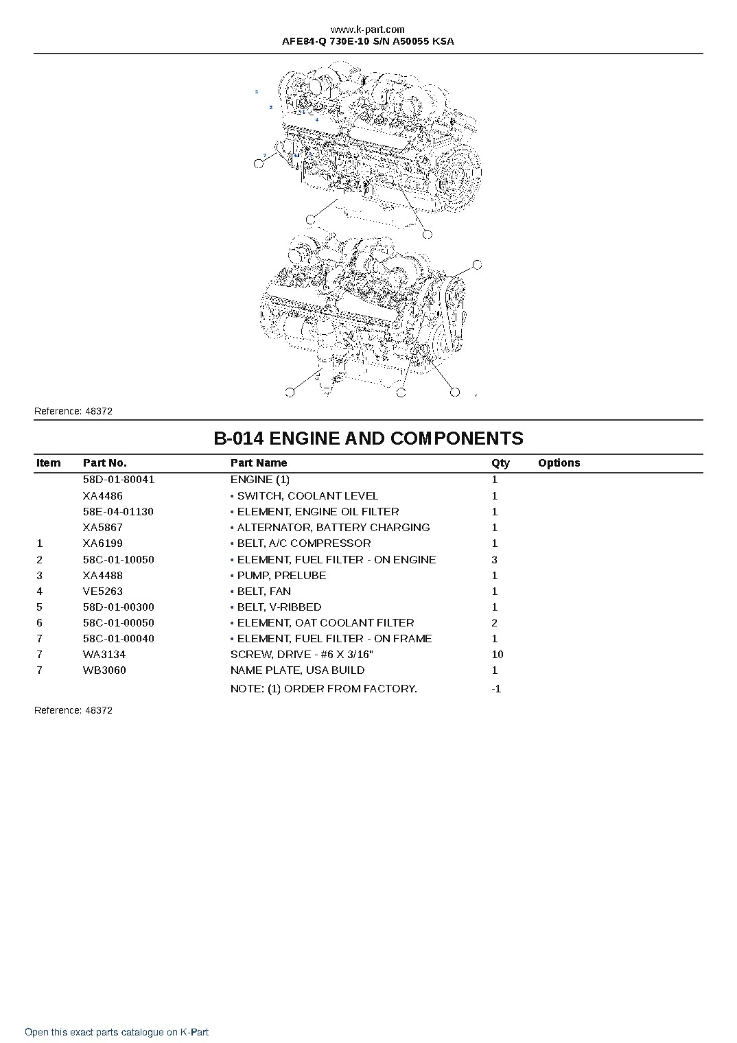 AFE84-Q 730E-10 S/N A50055 KSA – sample page 8 AFE84-Q 730E-10 S/N A50055 KSA – sample page 8