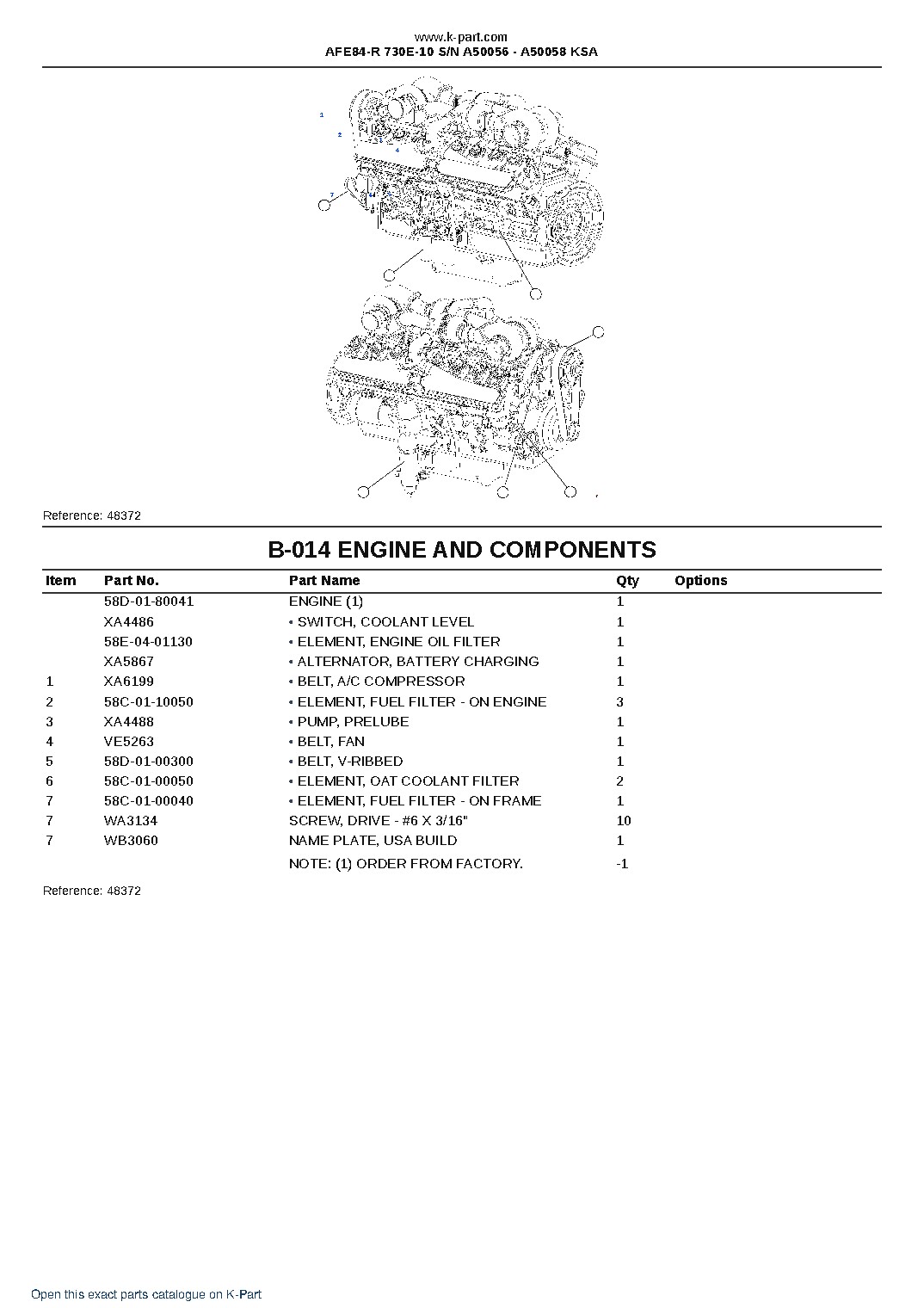AFE84-R 730E-10 S/N A50056 – A50058  KSA – sample page 8