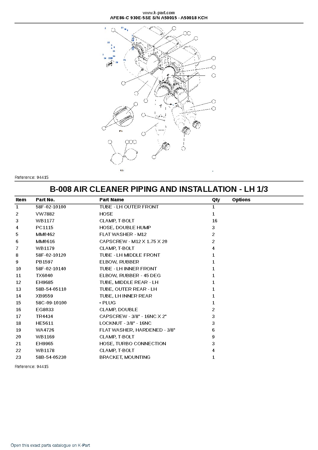 AFE86-C 930E-5SE S/N A50015 – A50018  KCH – sample page 4
