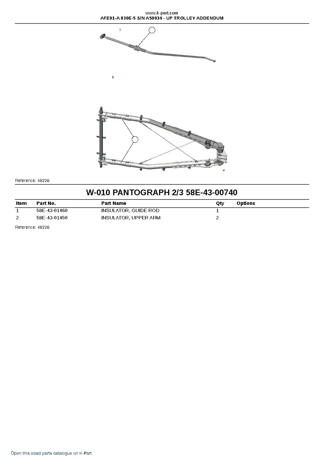 AFE91-A 830E-5 S/N A50034 – UP TROLLEY ADDENDUM – sample page 8 AFE91-A 830E-5 S/N A50034 – UP TROLLEY ADDENDUM – sample page 8