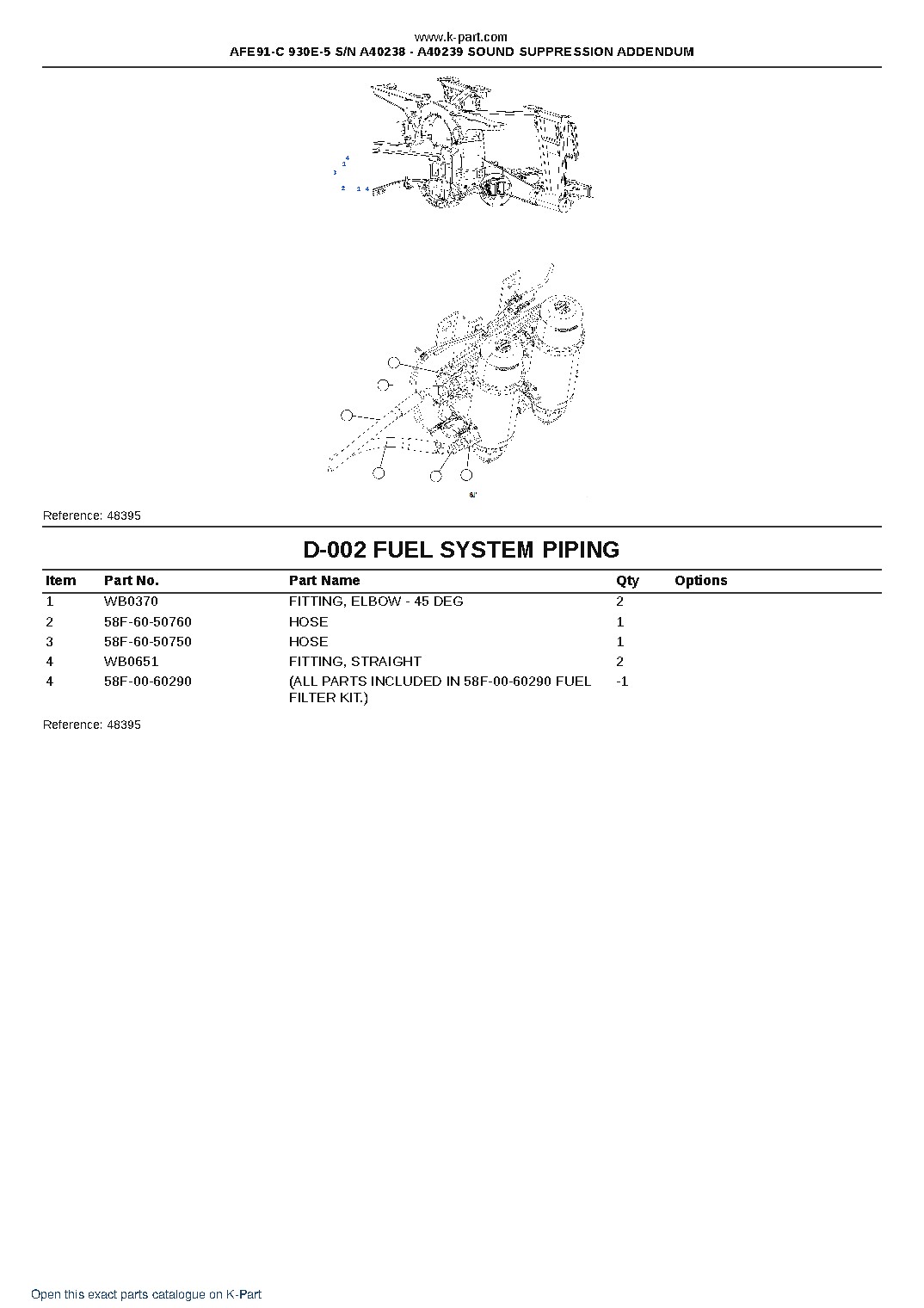 AFE91-C 930E-5 S/N A40238 – A40239 SOUND SUPPRESSION ADDENDUM – sample page 3 AFE91-C 930E-5 S/N A40238 – A40239 SOUND SUPPRESSION ADDENDUM – sample page 3
