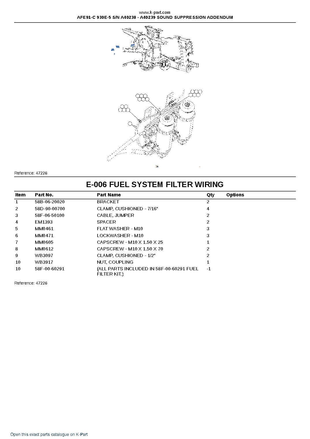 AFE91-C 930E-5 S/N A40238 – A40239 SOUND SUPPRESSION ADDENDUM – sample page 6 AFE91-C 930E-5 S/N A40238 – A40239 SOUND SUPPRESSION ADDENDUM – sample page 6