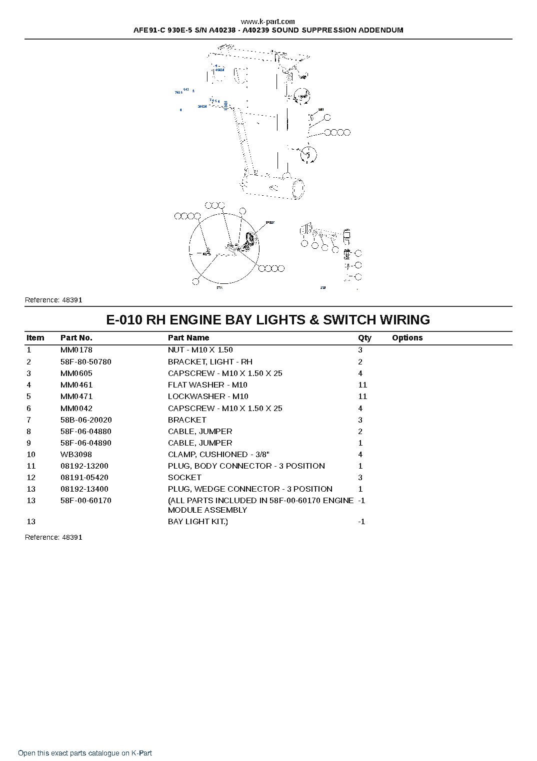 AFE91-C 930E-5 S/N A40238 – A40239 SOUND SUPPRESSION ADDENDUM – sample page 8 AFE91-C 930E-5 S/N A40238 – A40239 SOUND SUPPRESSION ADDENDUM – sample page 8