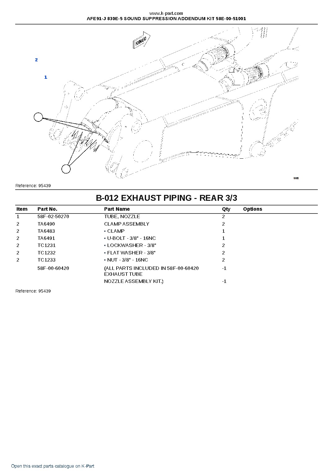AFE91-J 830E-5 SOUND SUPPRESSION ADDENDUM KIT 58E-00-51001 – sample page 8 AFE91-J 830E-5 SOUND SUPPRESSION ADDENDUM KIT 58E-00-51001 – sample page 8