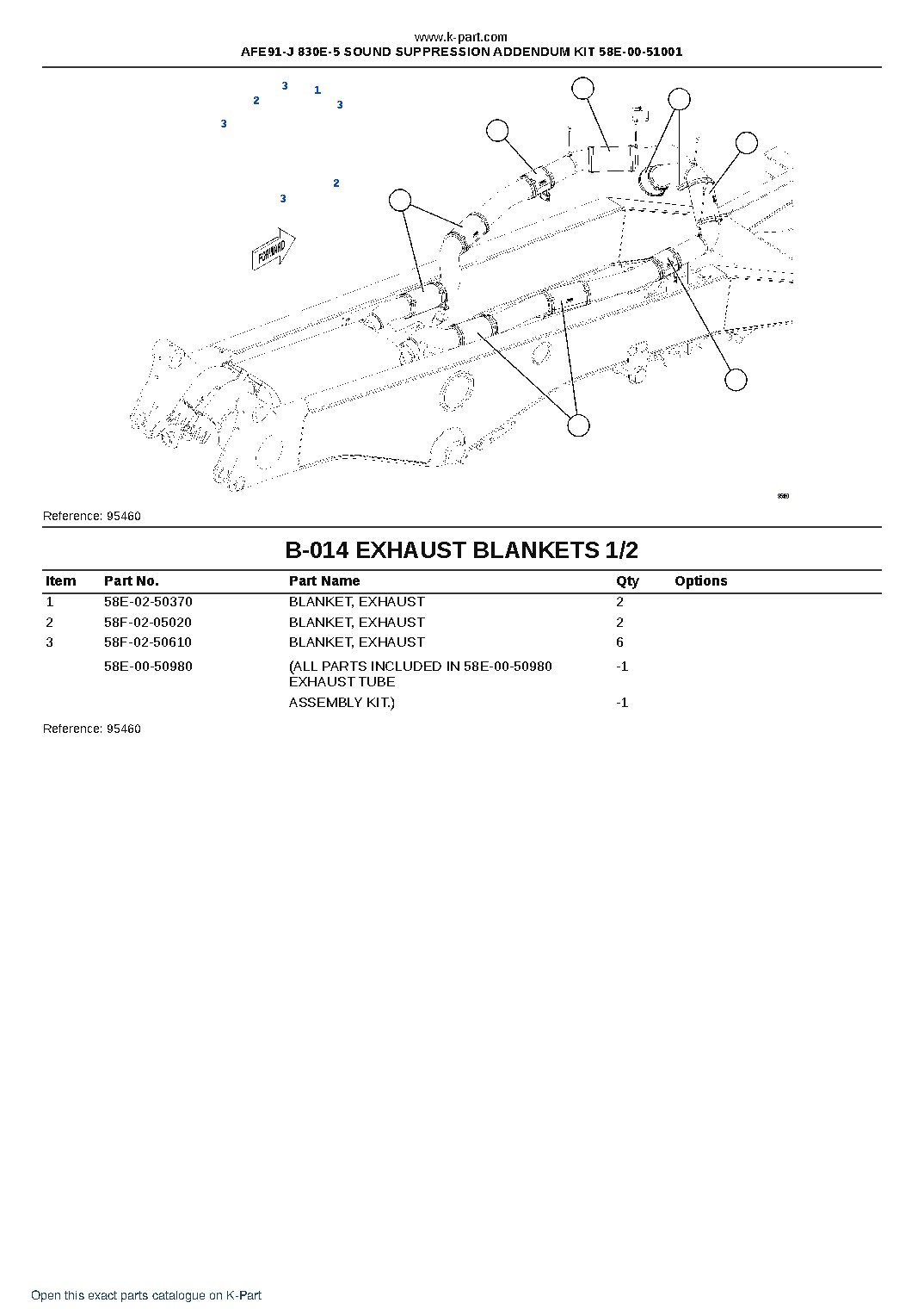 AFE91-J 830E-5 SOUND SUPPRESSION ADDENDUM KIT 58E-00-51001 – sample page 9 AFE91-J 830E-5 SOUND SUPPRESSION ADDENDUM KIT 58E-00-51001 – sample page 9
