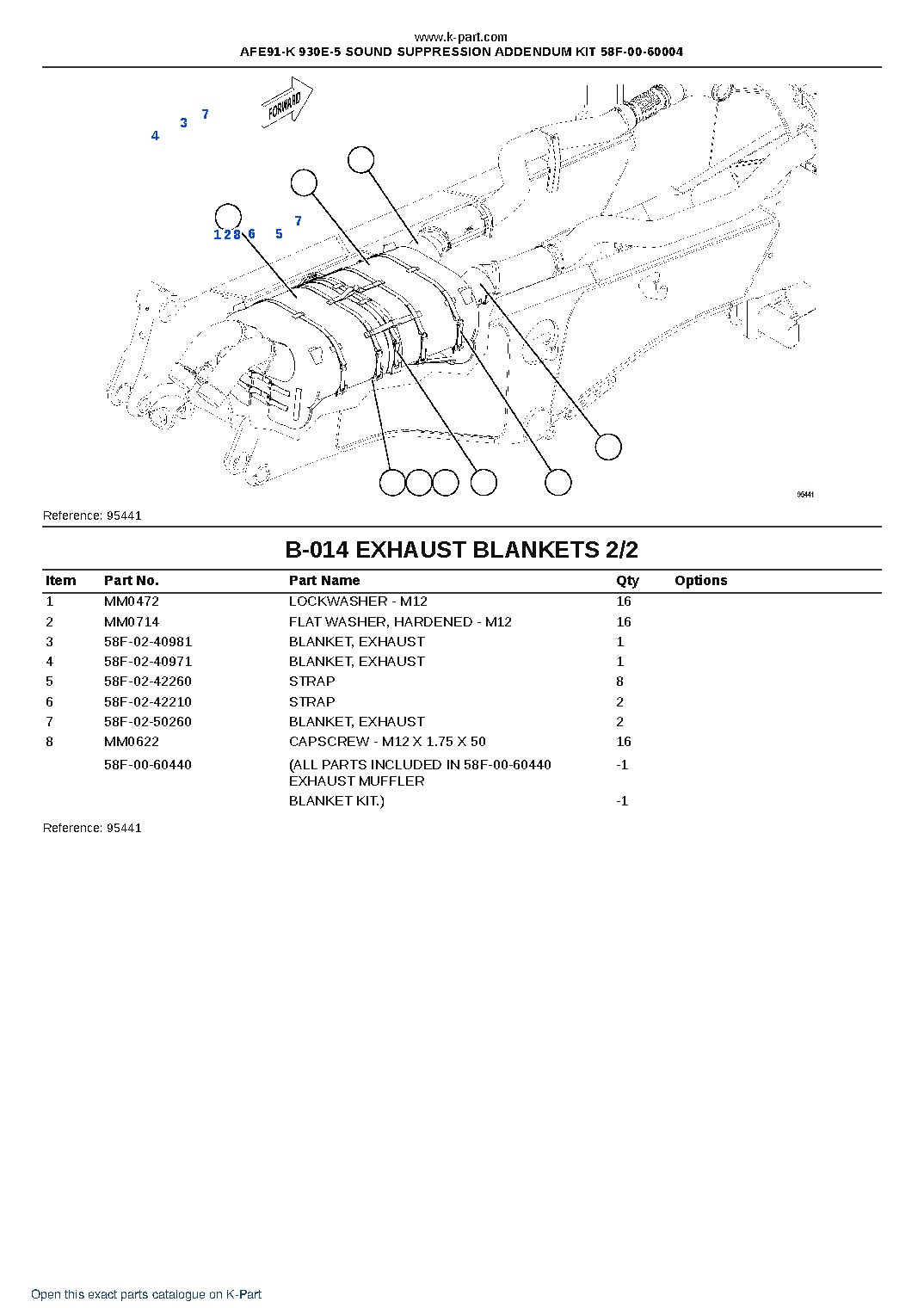 AFE91-K 930E-5 SOUND SUPPRESSION ADDENDUM KIT 58F-00-60004 – sample page 8