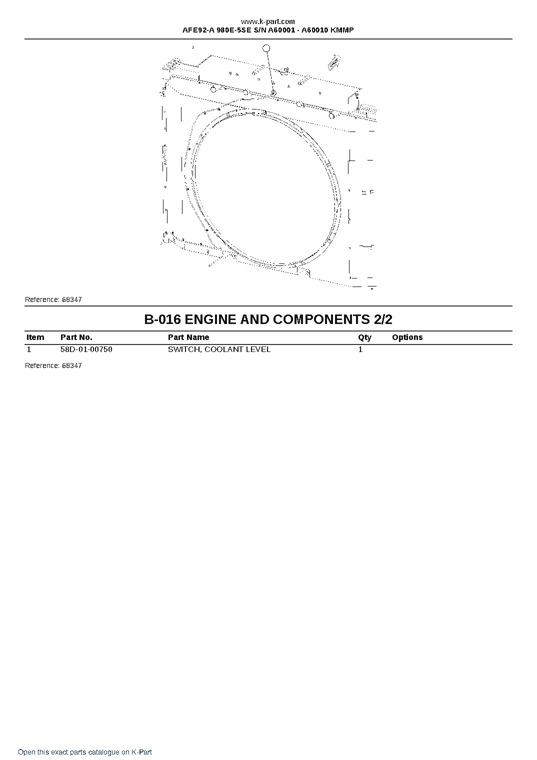 AFE92-A 980E-5SE S/N A60001 – A60010 KMMP – sample page 10 AFE92-A 980E-5SE S/N A60001 – A60010 KMMP – sample page 10