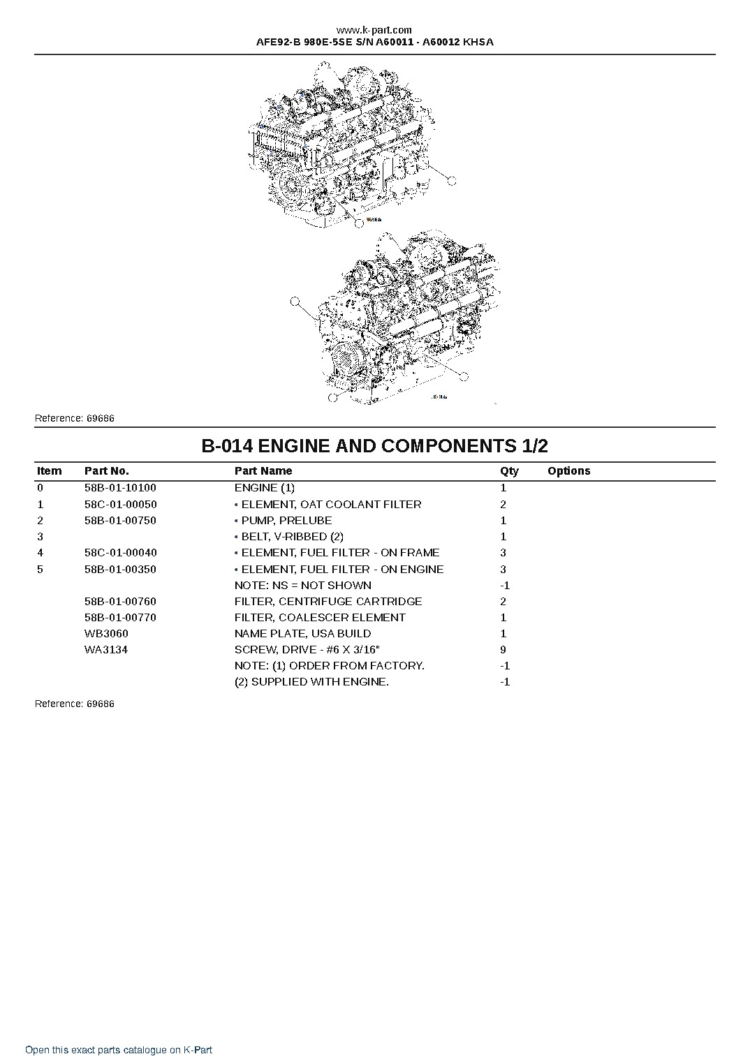 AFE92-B 980E-5SE S/N A60011 – A60012 KHSA – sample page 9 AFE92-B 980E-5SE S/N A60011 – A60012 KHSA – sample page 9