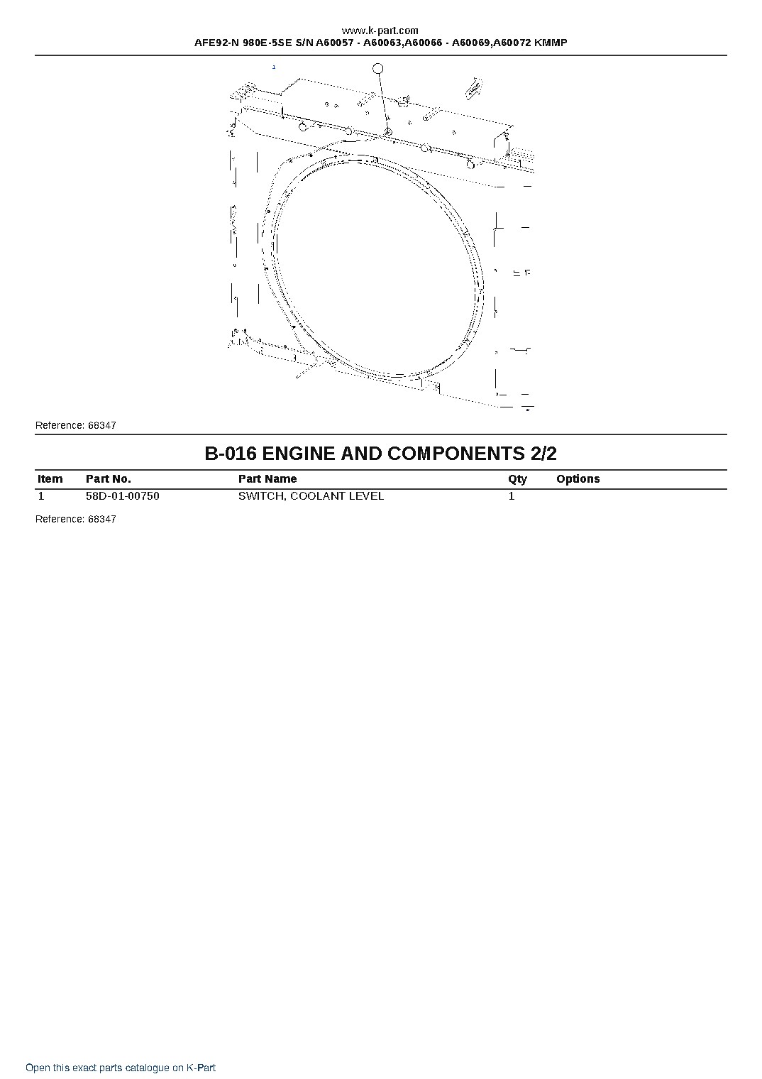 AFE92-N 980E-5SE S/N A60057 – A60063,A60066 – A60069,A60072 KMMP – sample page 10 AFE92-N 980E-5SE S/N A60057 – A60063,A60066 – A60069,A60072 KMMP – sample page 10