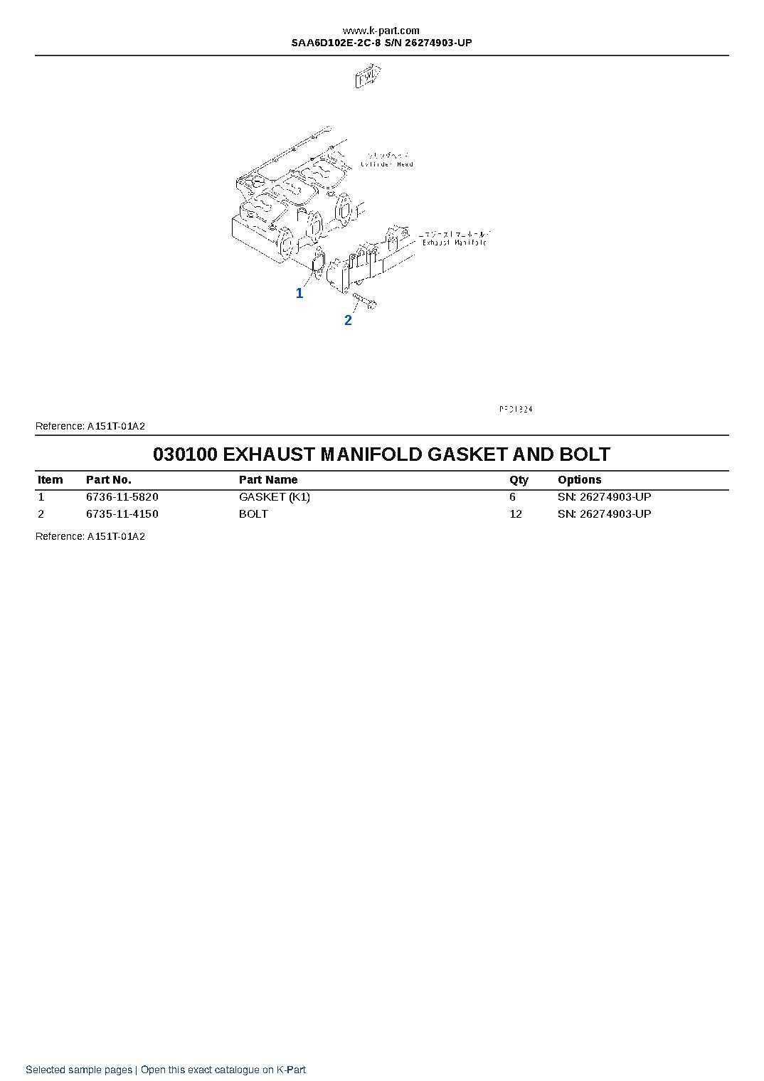 SAA6D102E-2C-8 S/N 26274903-UP – sample page 10 SAA6D102E-2C-8 S/N 26274903-UP – sample page 10