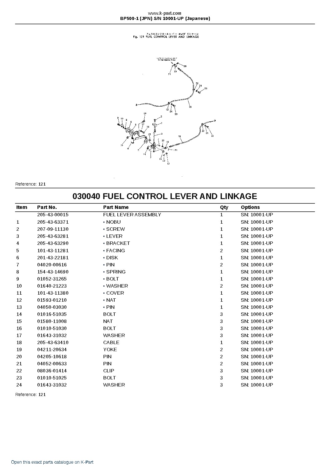 BP500-1 (JPN) S/N 10001-UP (Japanese) – sample page 4 BP500-1 (JPN) S/N 10001-UP (Japanese) – sample page 4