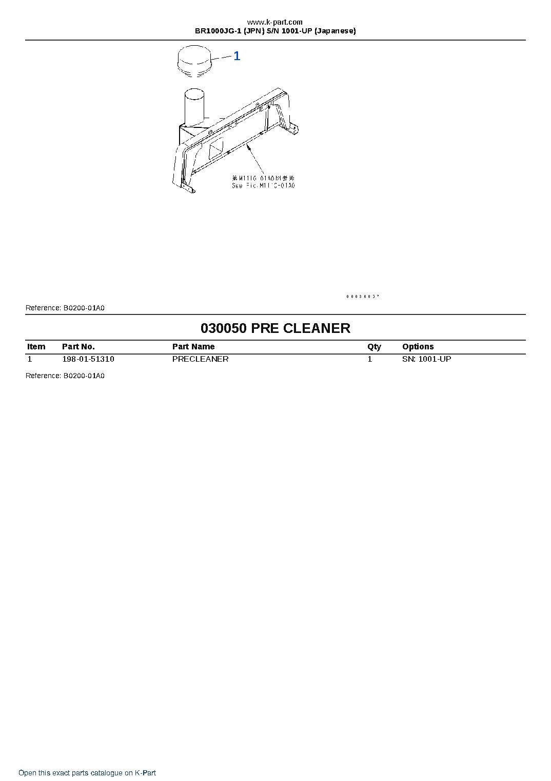 BR1000JG-1 (JPN) S/N 1001-UP (Japanese) – sample page 6 BR1000JG-1 (JPN) S/N 1001-UP (Japanese) – sample page 6