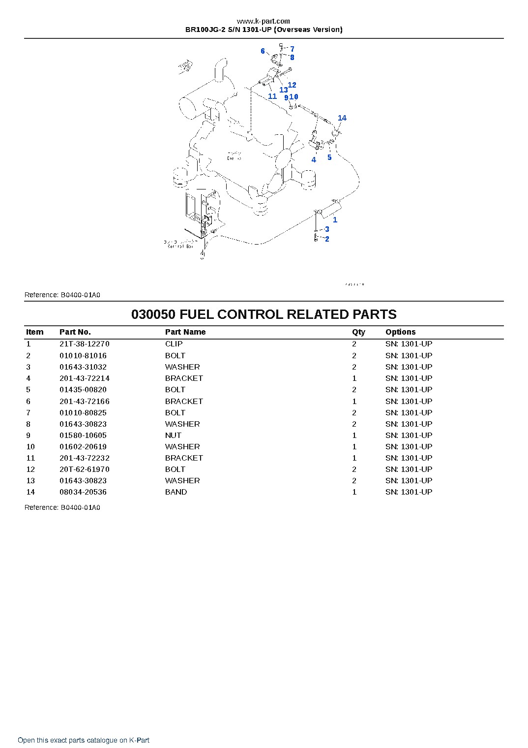 BR100JG-2 S/N 1301-UP (Overseas Version) – sample page 5 BR100JG-2 S/N 1301-UP (Overseas Version) – sample page 5