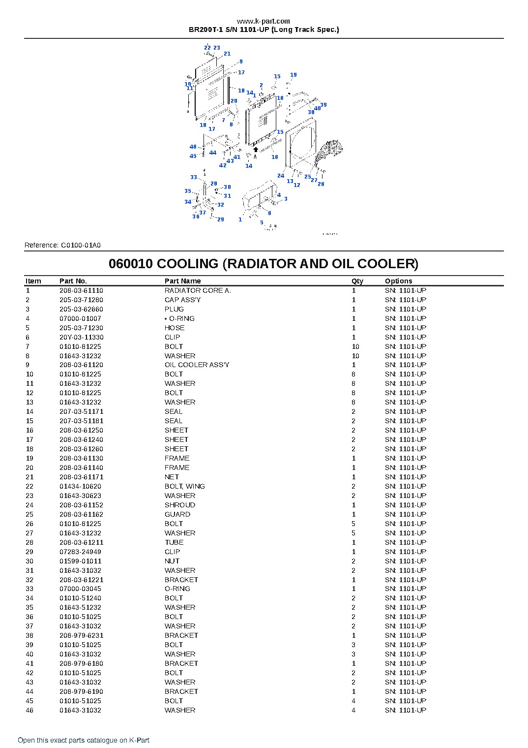 BR200T-1 S/N 1101-UP (Long Track Spec.) – sample page 5