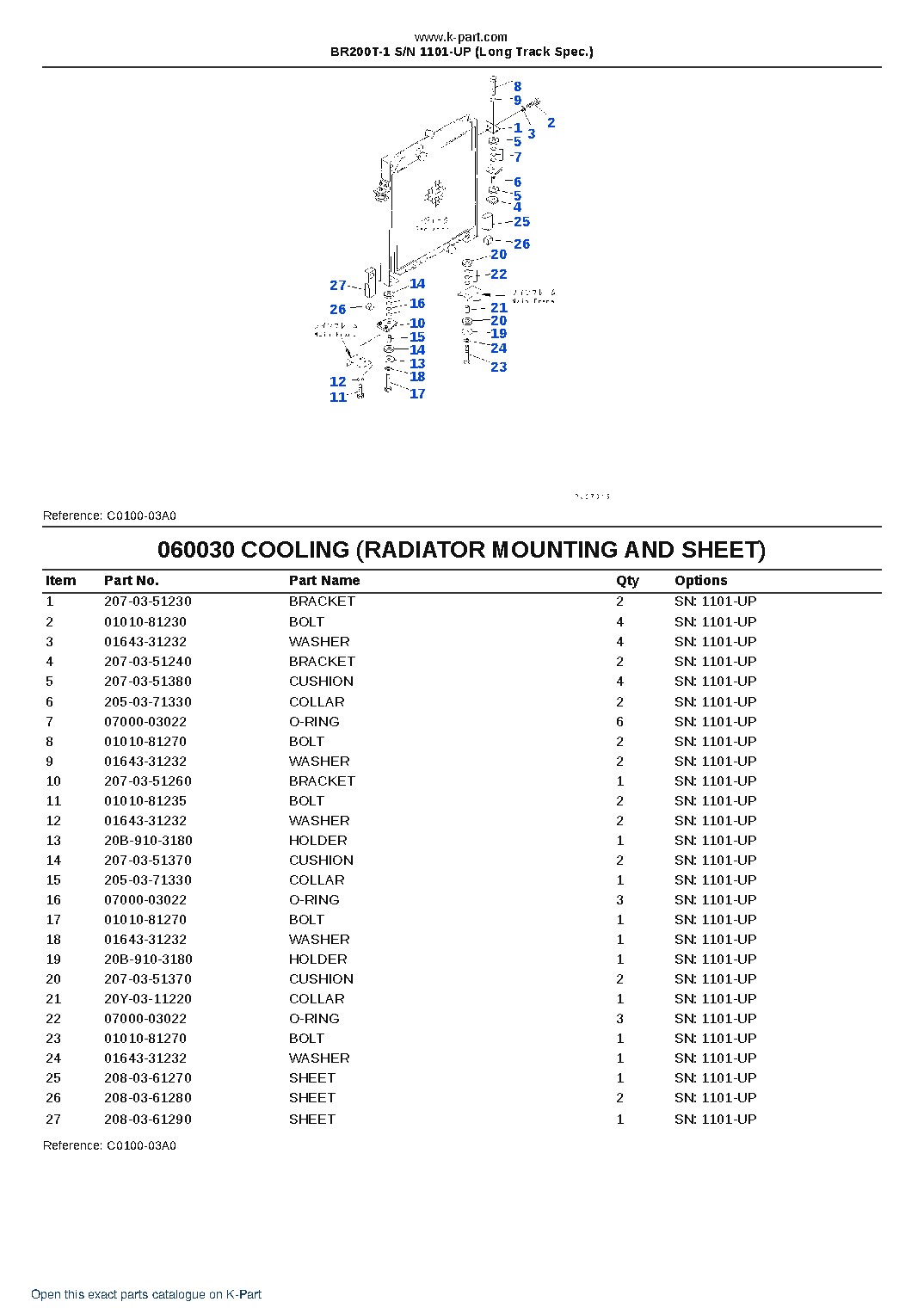 BR200T-1 S/N 1101-UP (Long Track Spec.) – sample page 8