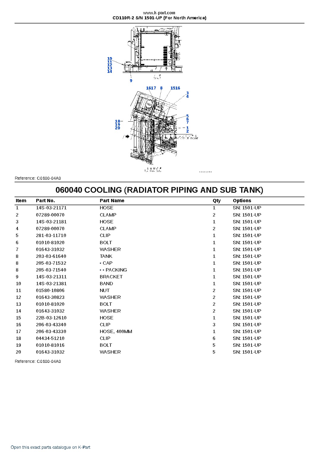 CD110R-2 S/N 1501-UP (For North America) – sample page 8