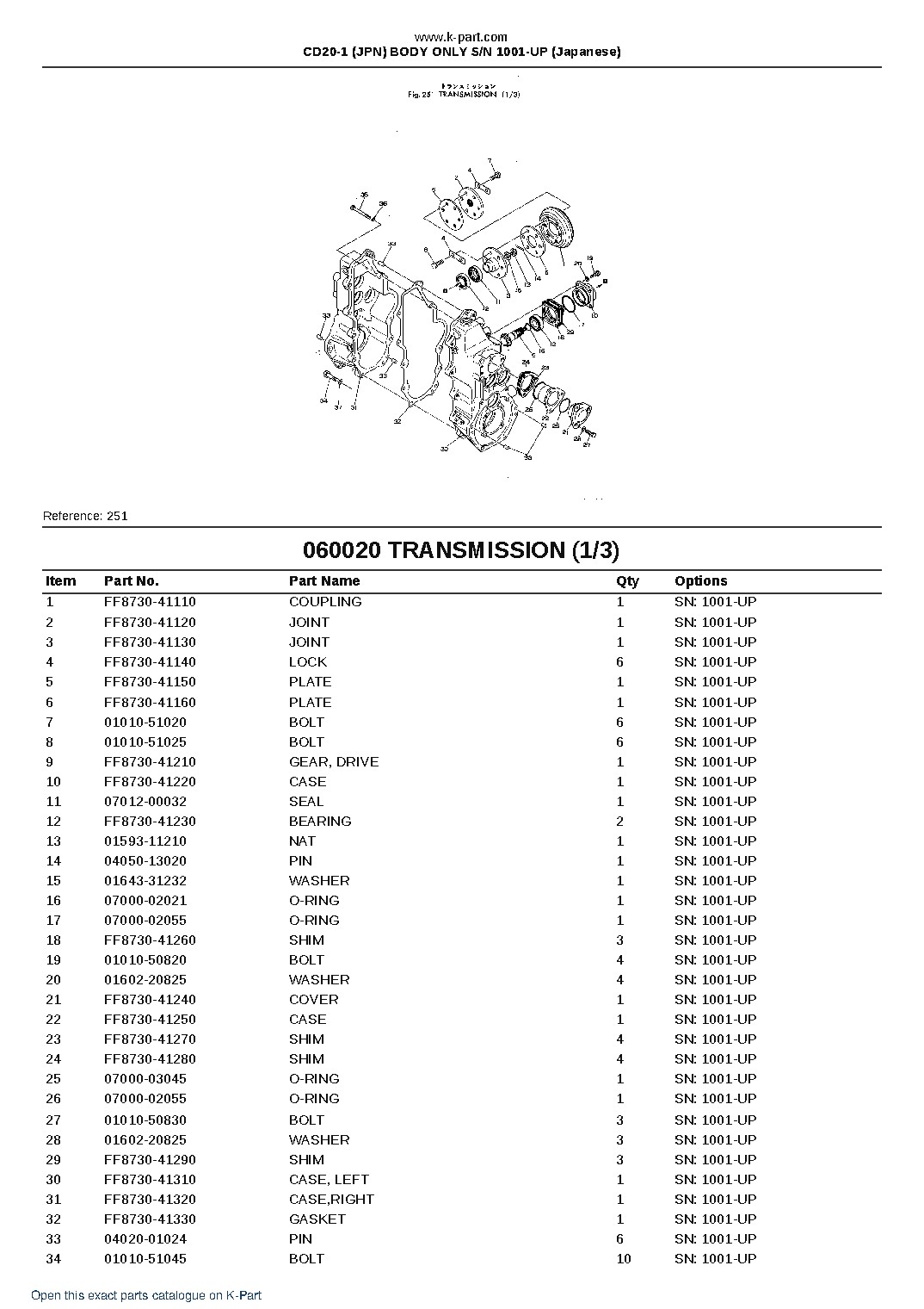 CD20-1 (JPN) BODY ONLY S/N 1001-UP (Japanese) – sample page 10