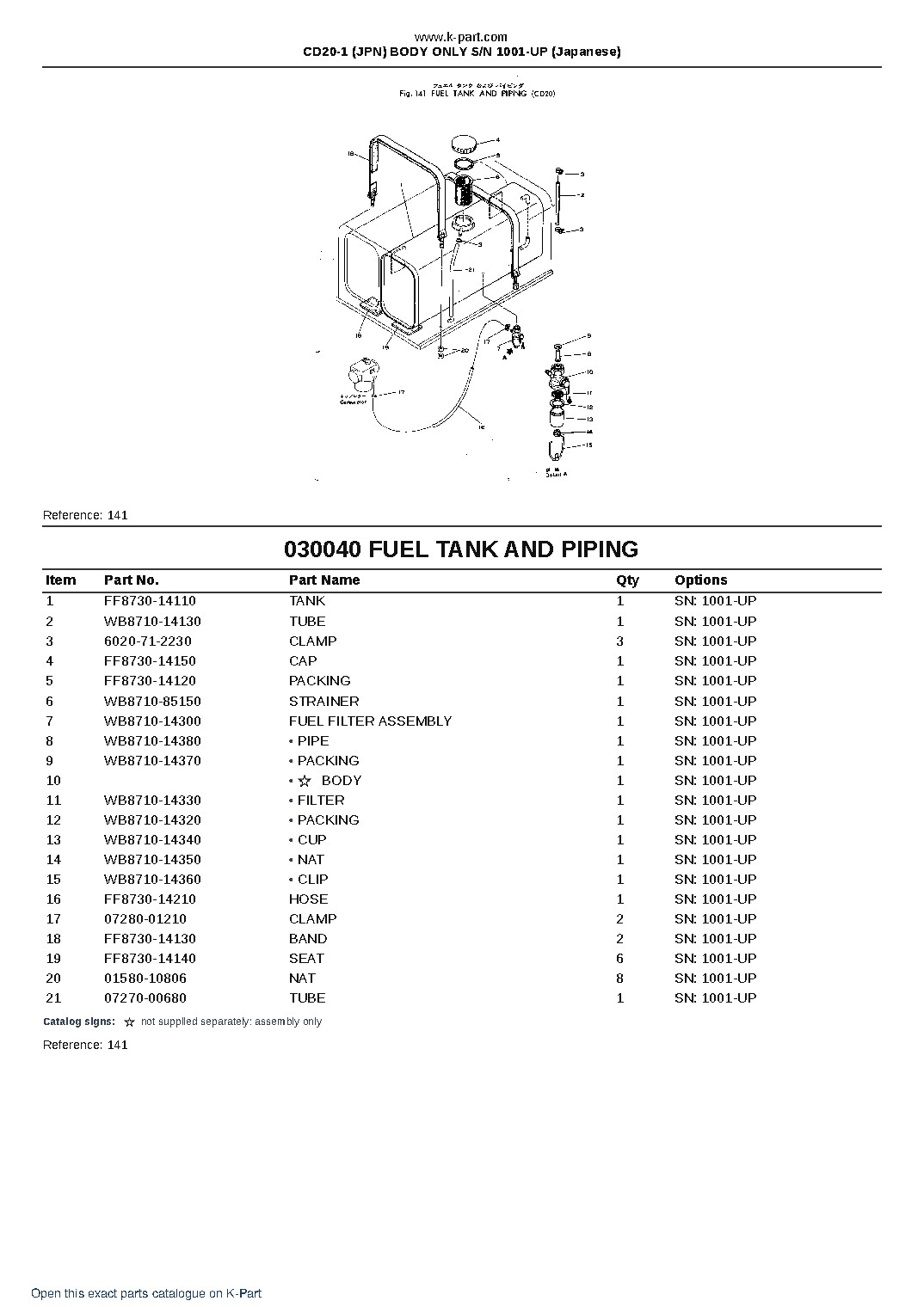 CD20-1 (JPN) BODY ONLY S/N 1001-UP (Japanese) – sample page 5