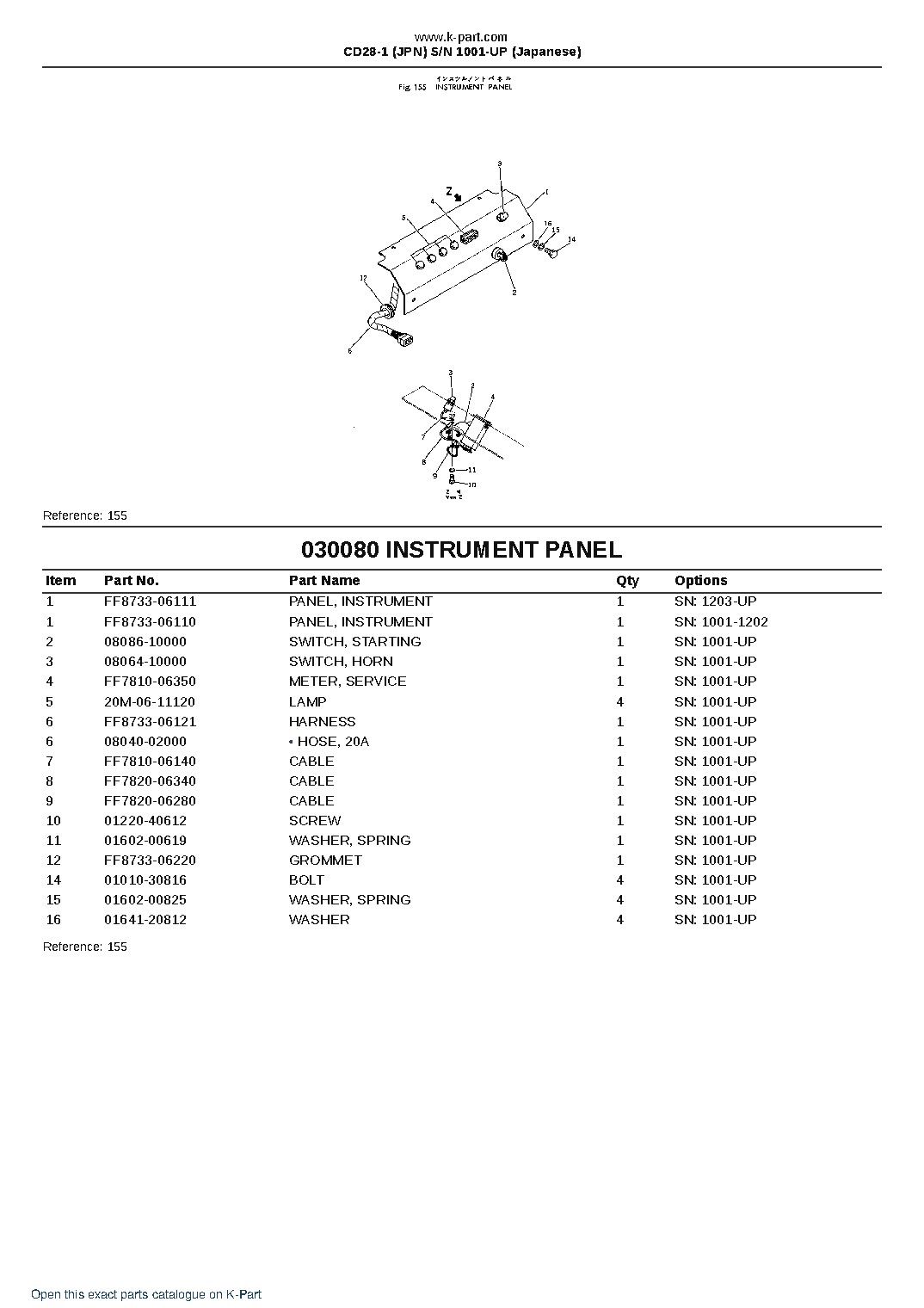 CD28-1 (JPN)  S/N 1001-UP (Japanese) – sample page 10
