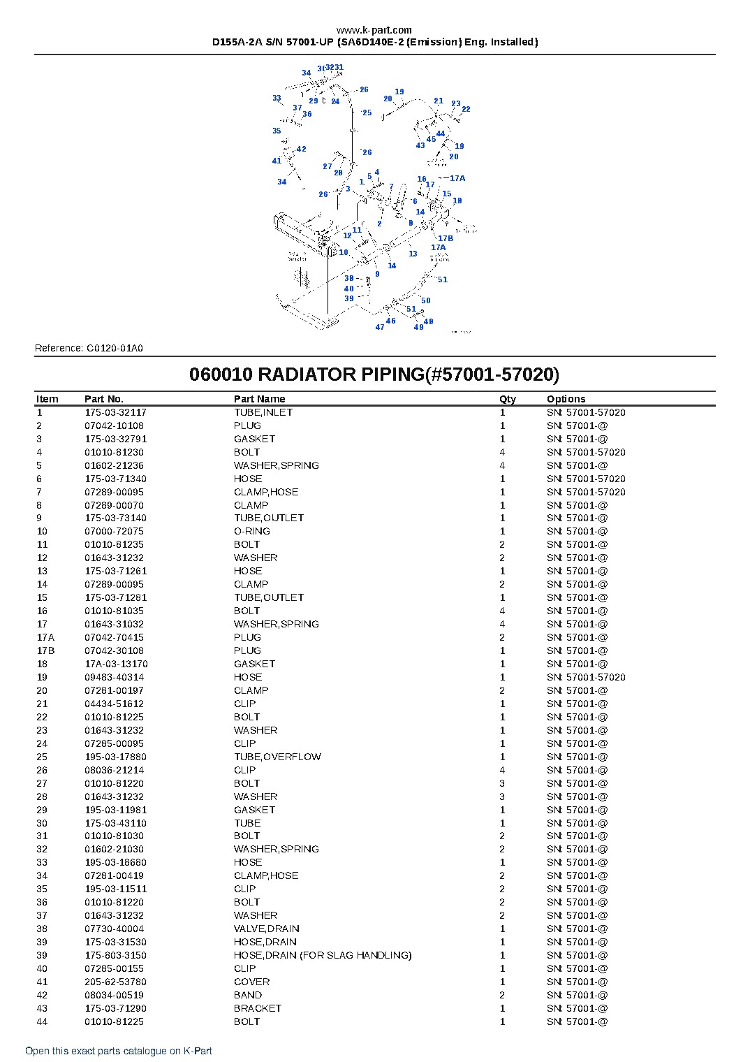 D155A-2A S/N 57001-UP (SA6D140E-2 (Emission) Eng. Installed) – sample page 5 D155A-2A S/N 57001-UP (SA6D140E-2 (Emission) Eng. Installed) – sample page 5