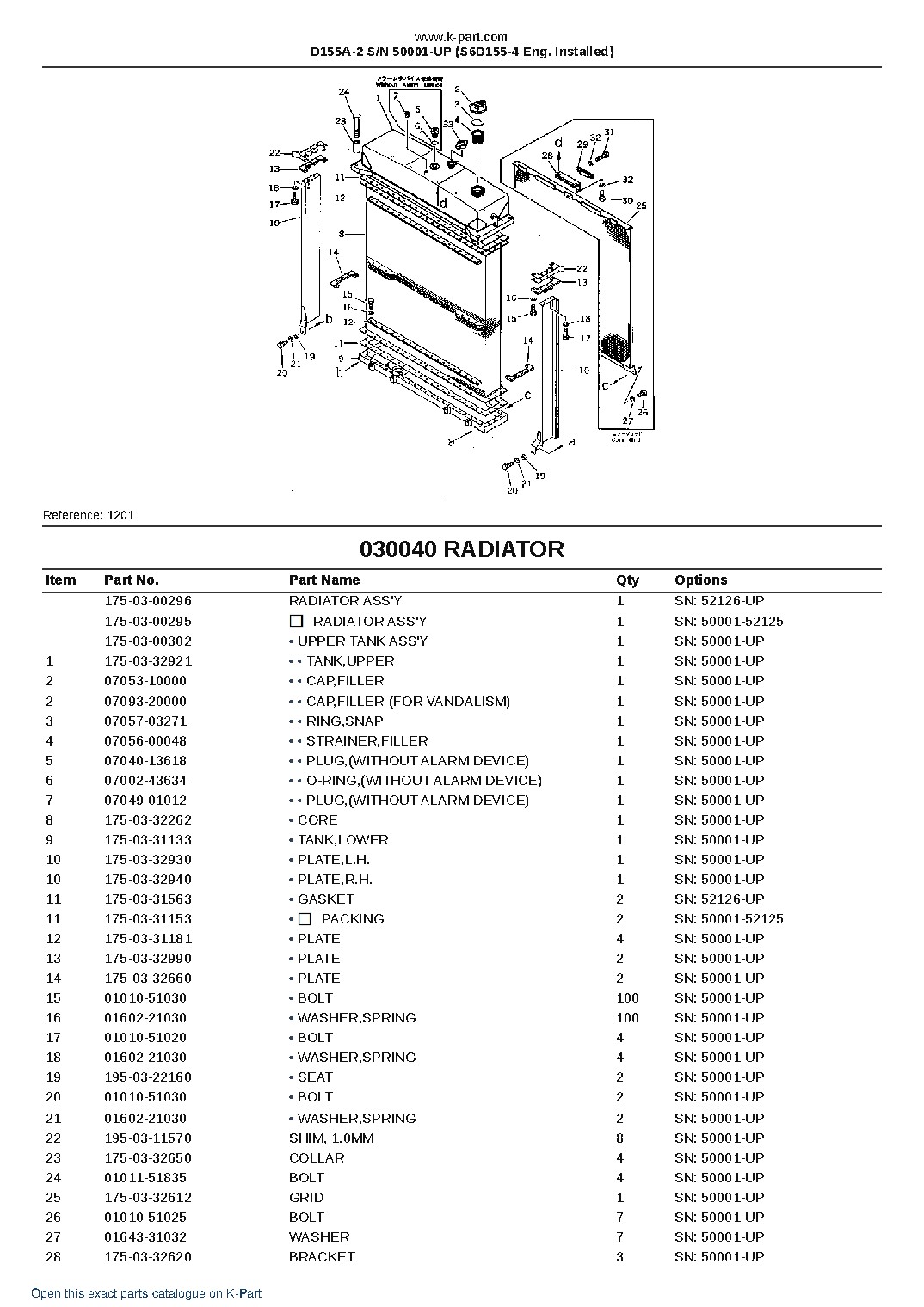 D155A-2 S/N 50001-UP (S6D155-4 Eng. Installed) – sample page 5 D155A-2 S/N 50001-UP (S6D155-4 Eng. Installed) – sample page 5