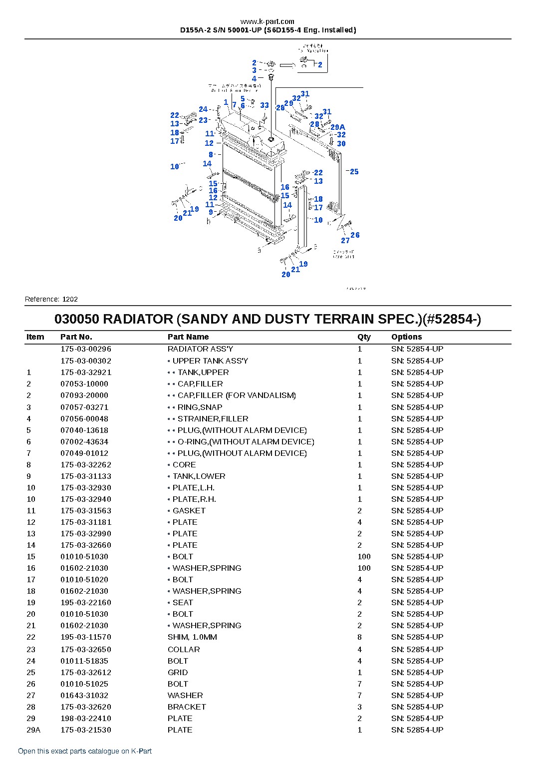 D155A-2 S/N 50001-UP (S6D155-4 Eng. Installed) – sample page 7 D155A-2 S/N 50001-UP (S6D155-4 Eng. Installed) – sample page 7