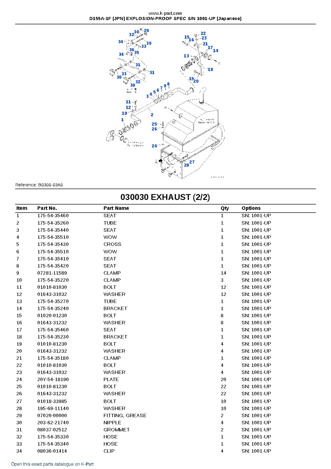 D155A-1F (JPN) EXPLOSION-PROOF SPEC S/N 1001-UP (Japanese) – sample page 3