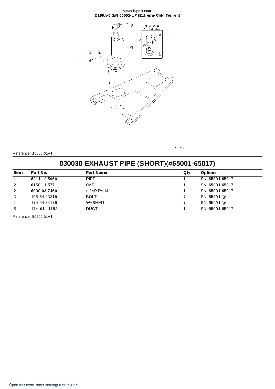 D155A-5 S/N 65001-UP (Extreme Cold Terrain) – sample page 4 D155A-5 S/N 65001-UP (Extreme Cold Terrain) – sample page 4