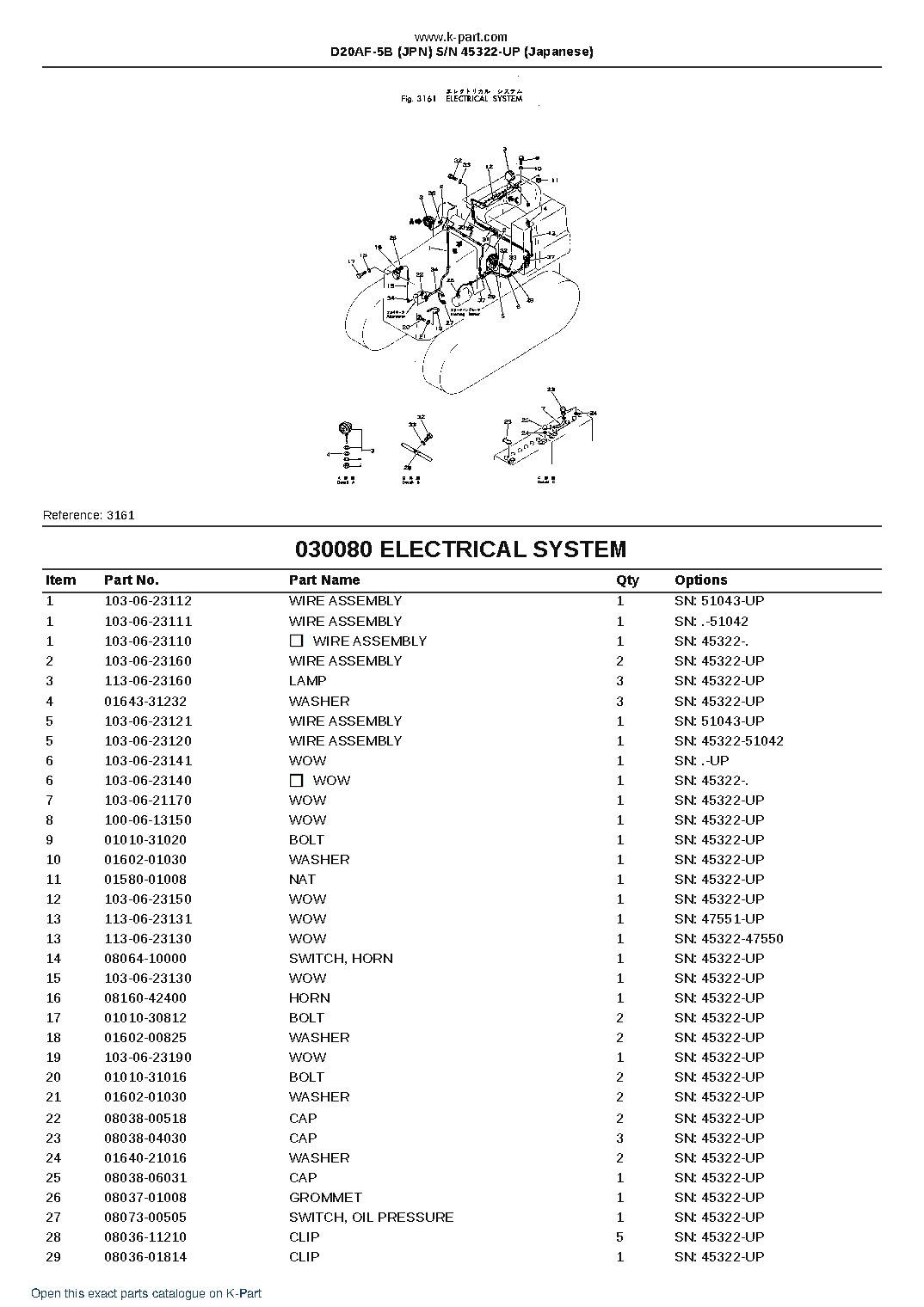 D20AF-5B (JPN)  S/N 45322-UP (Japanese) – sample page 10