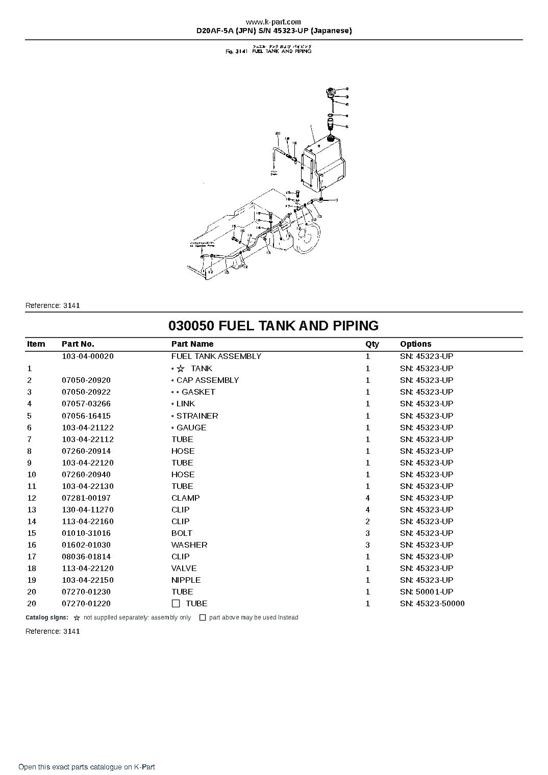 D20AF-5A (JPN)  S/N 45323-UP (Japanese) – sample page 7