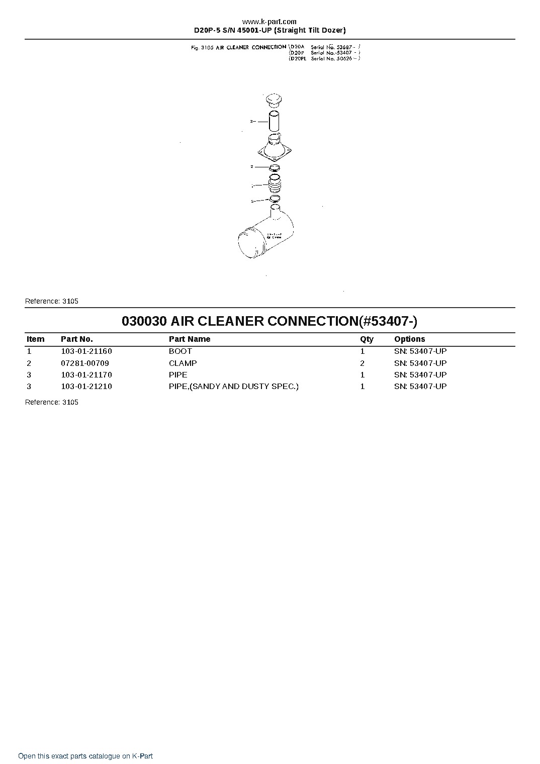 D20P-5 S/N 45001-UP (Straight Tilt Dozer) – sample page 3